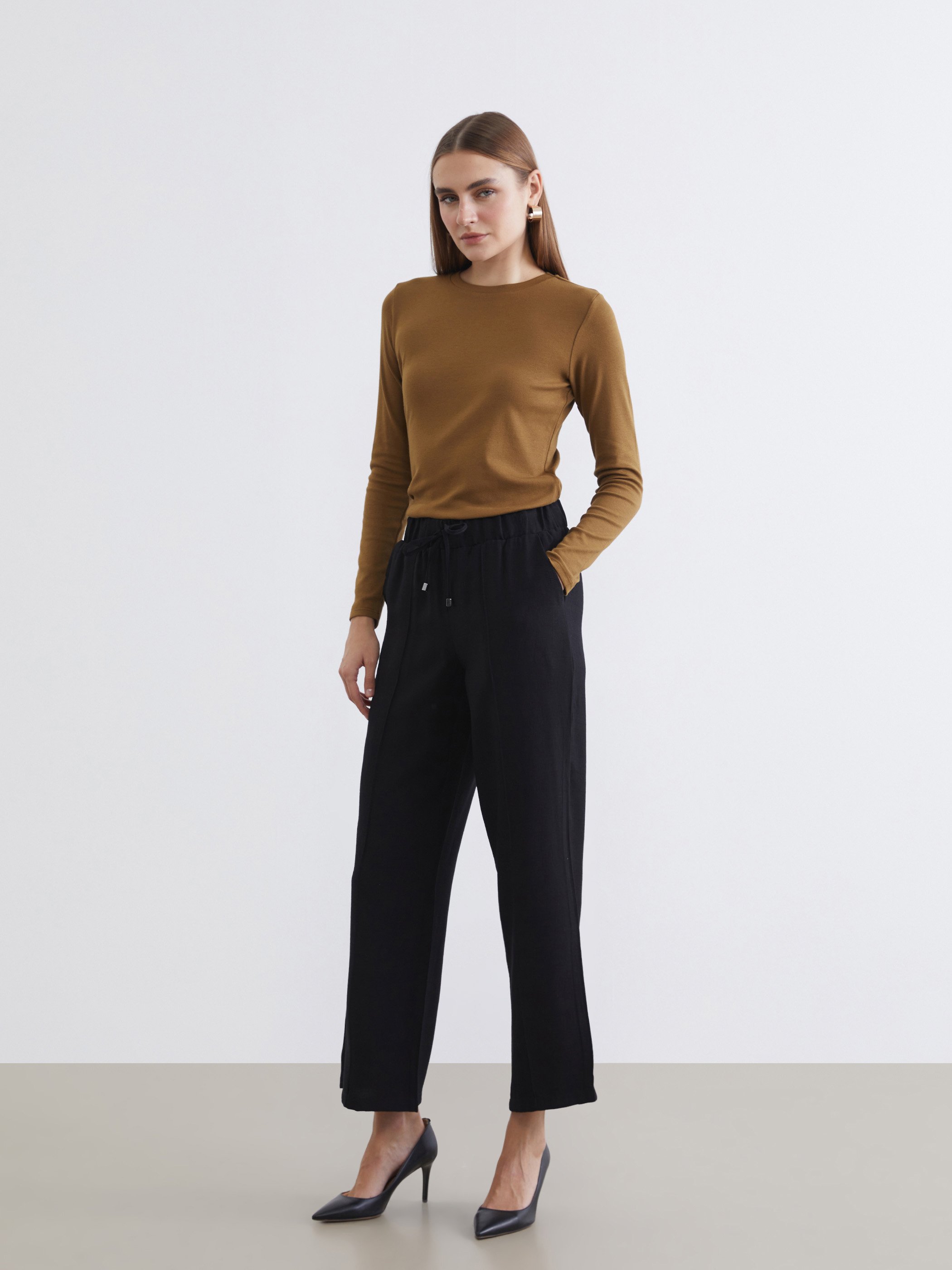 LCW EVERYDAY Beli Lastikli Kadın Pantolon