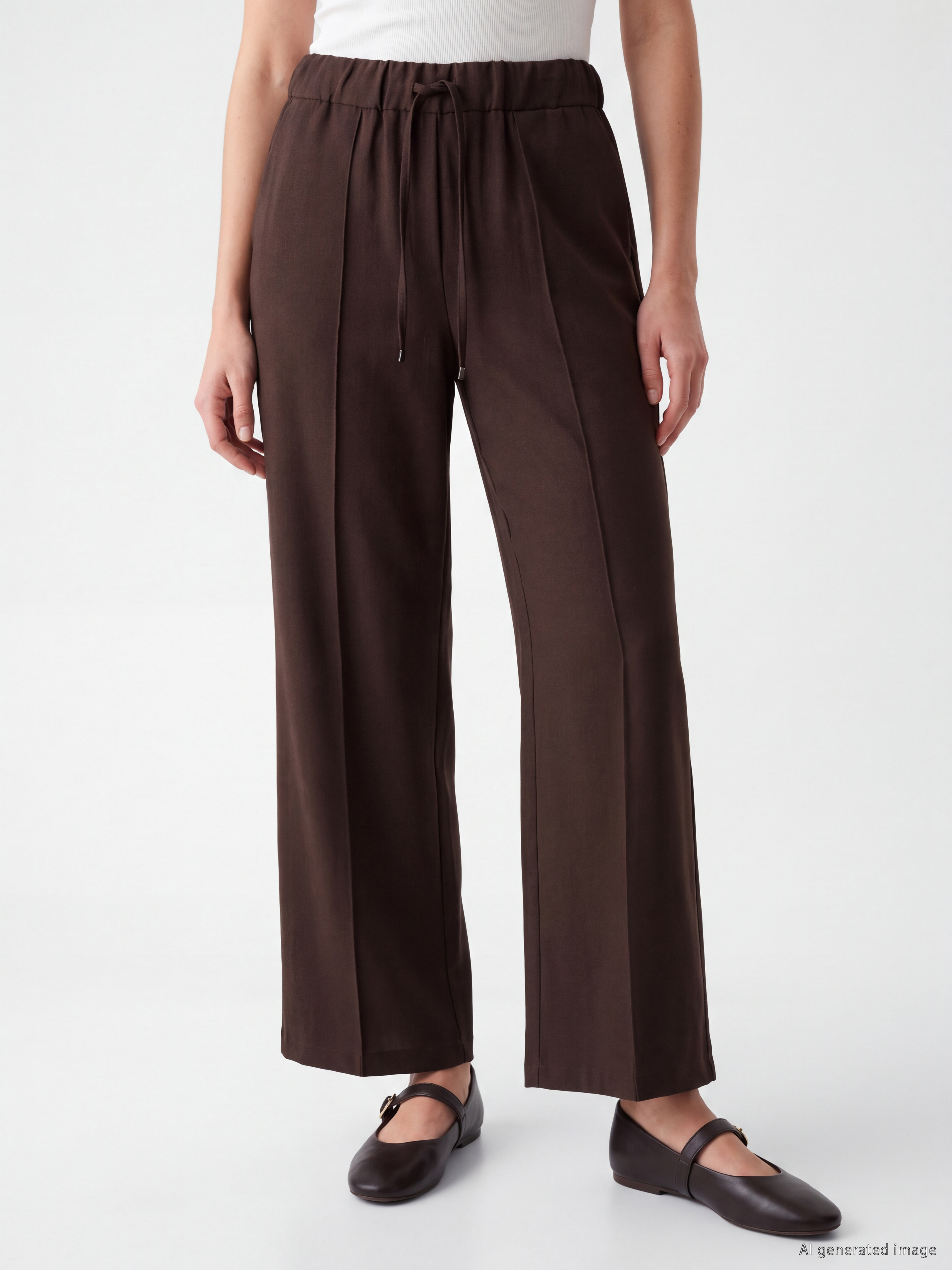 LCW EVERYDAY Beli Lastikli Kadın Pantolon görsel 2
