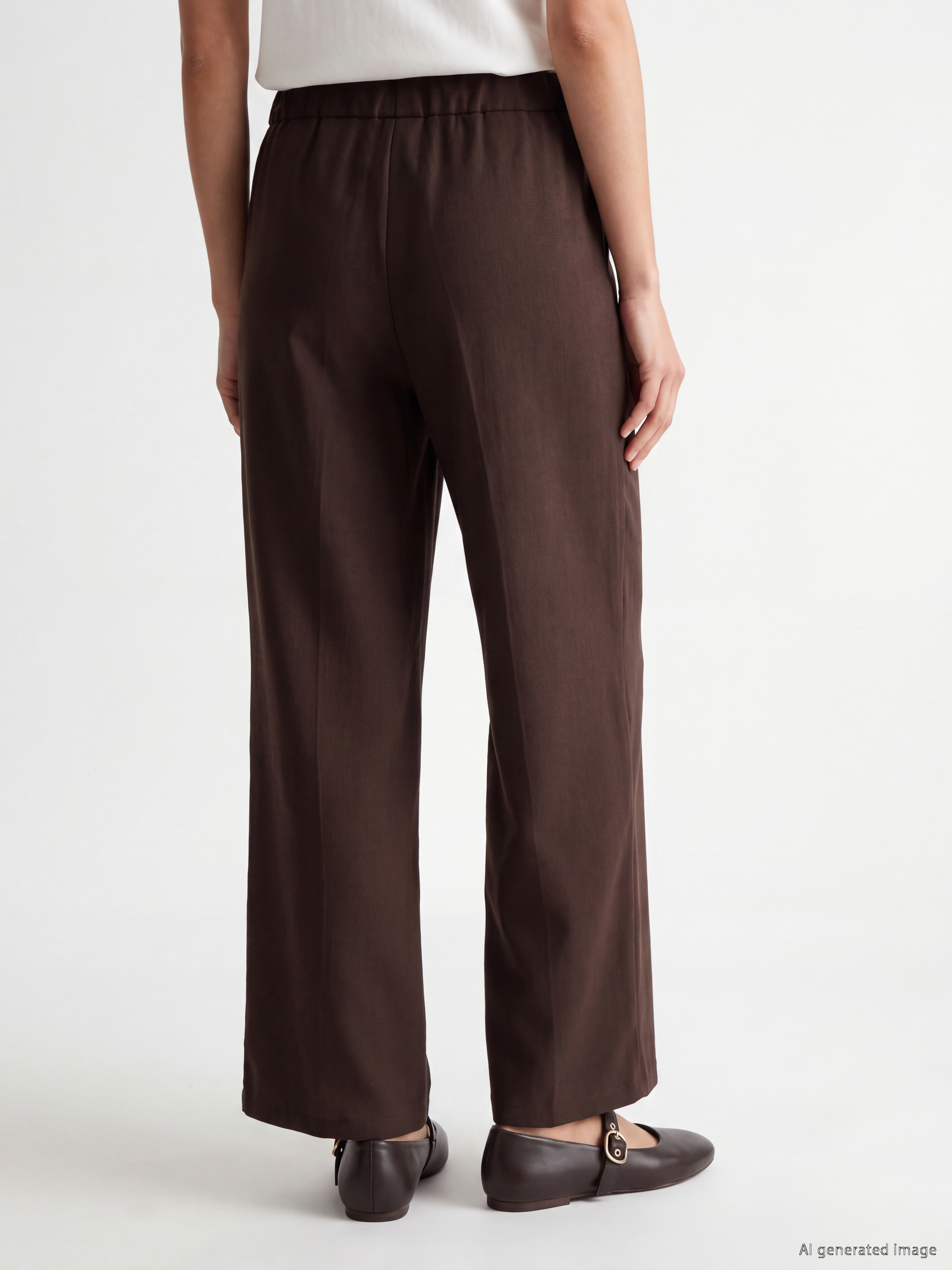 LCW EVERYDAY Beli Lastikli Kadın Pantolon görsel 4
