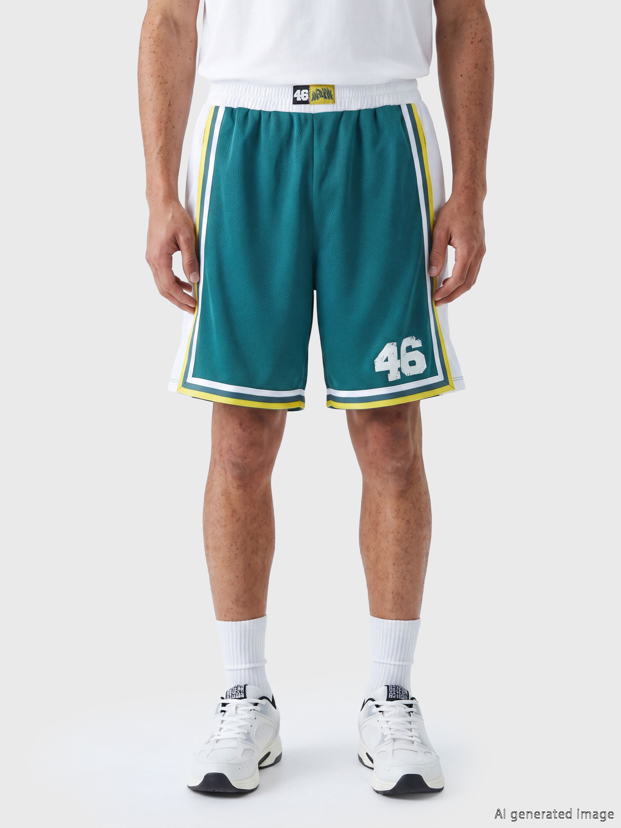 XSIDE ACTIVE Rahat Kalıp Baskılı Erkek Spor Şort görsel 2