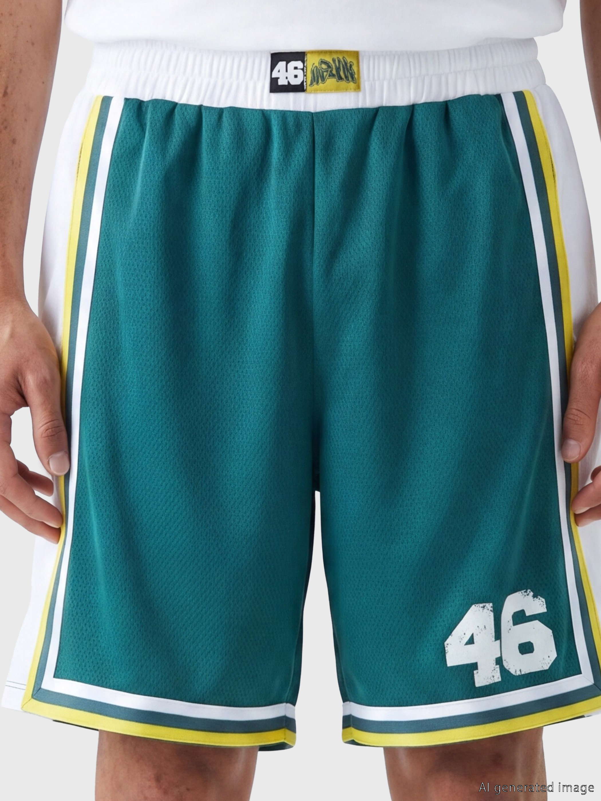 XSIDE ACTIVE Rahat Kalıp Baskılı Erkek Spor Şort görsel 3