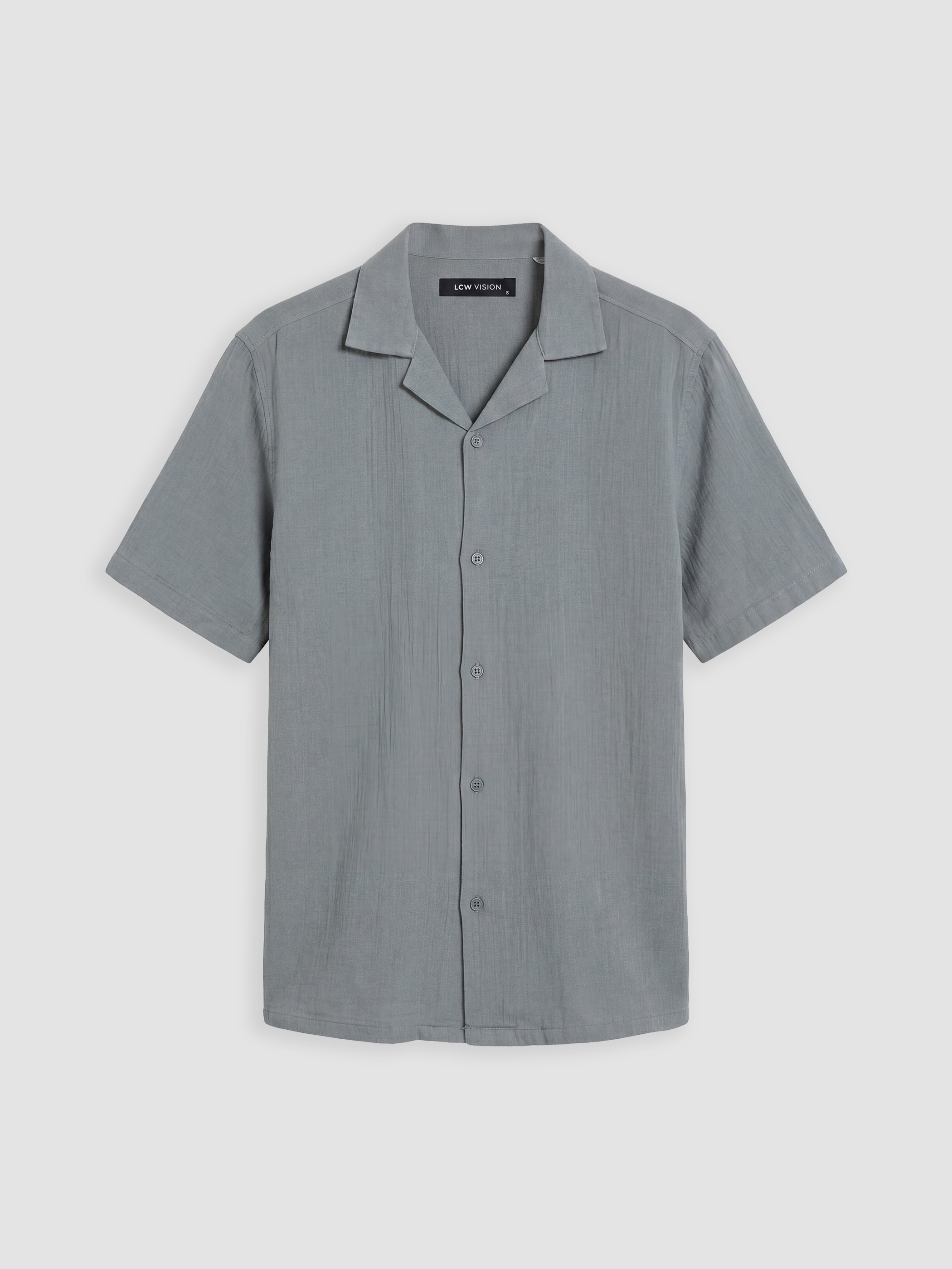LCW Vision Regular Fit Müslin Erkek Gömlek görsel 5