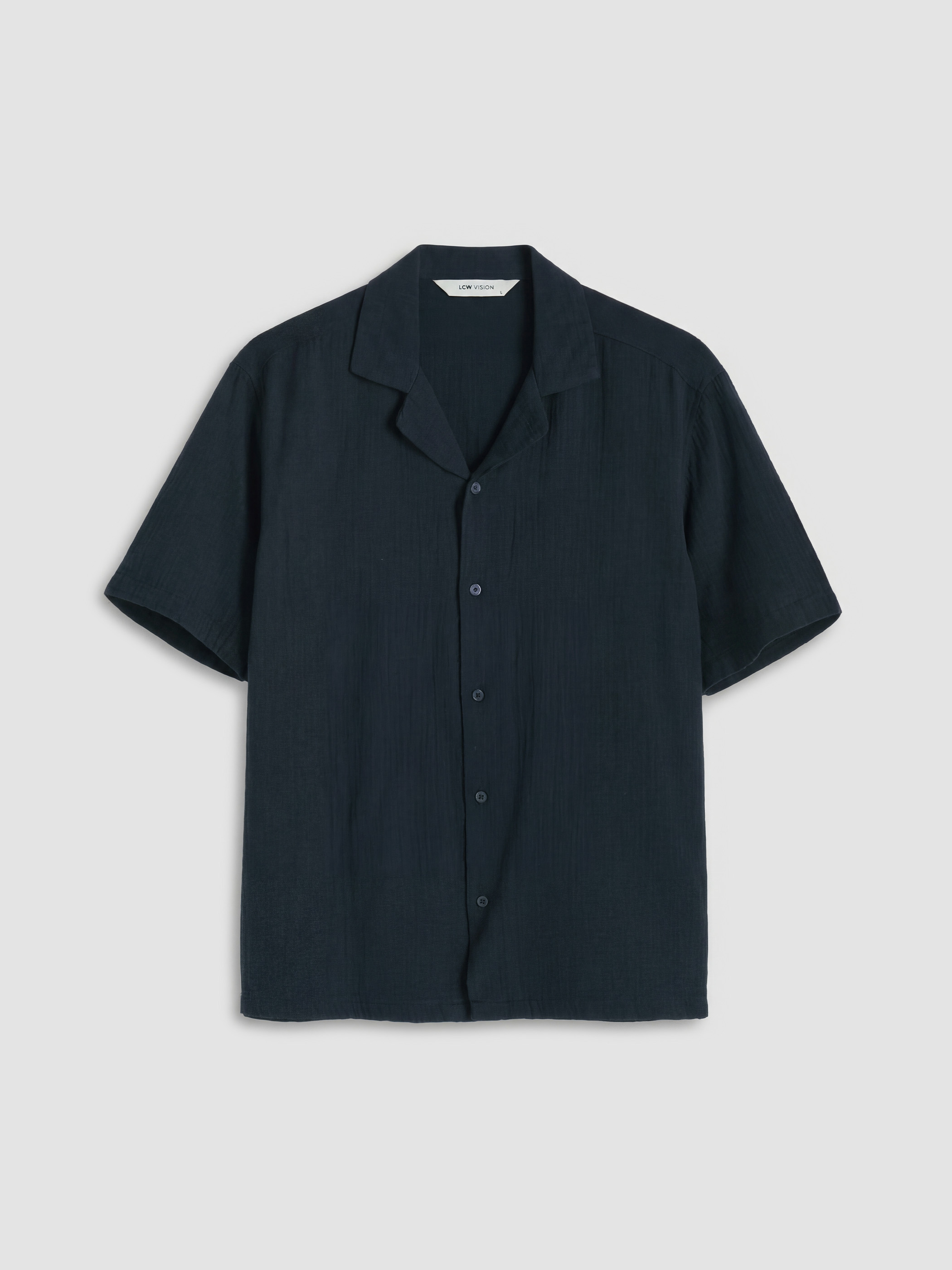 LCW Vision Regular Fit Müslin Erkek Gömlek görsel 5