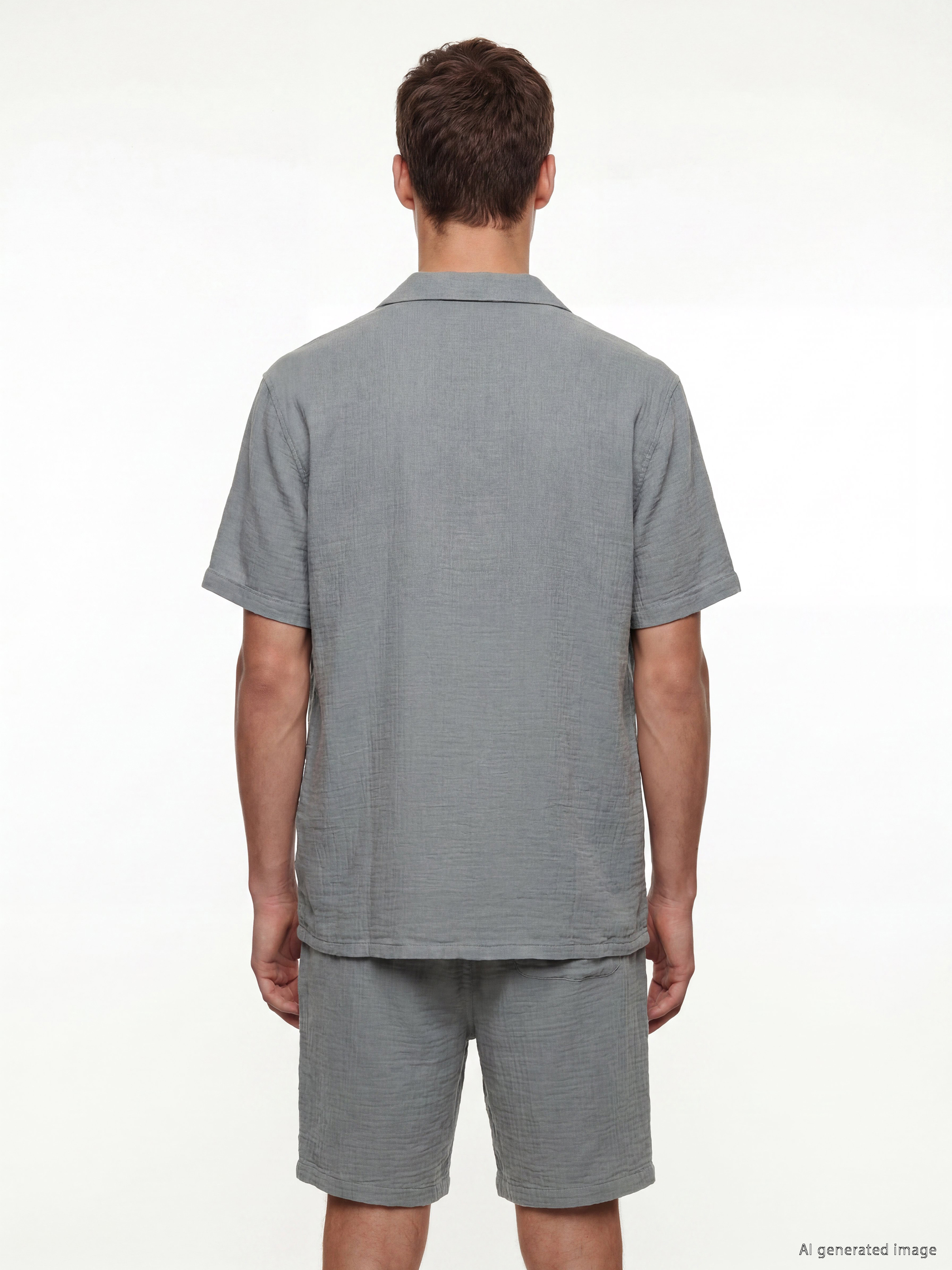 LCW Vision Regular Fit Müslin Erkek Gömlek görsel 4