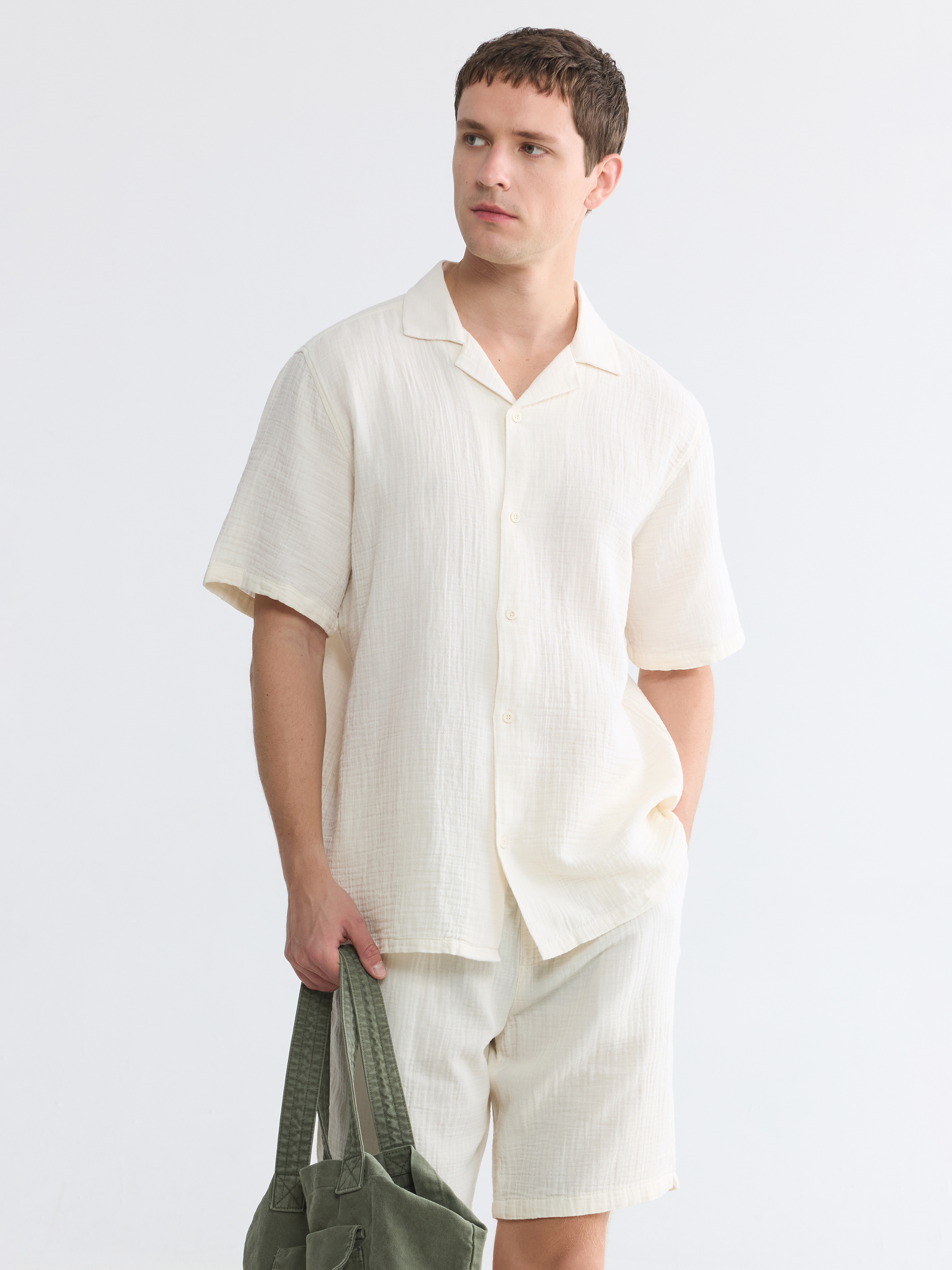 LCW Vision Regular Fit Müslin Erkek Gömlek