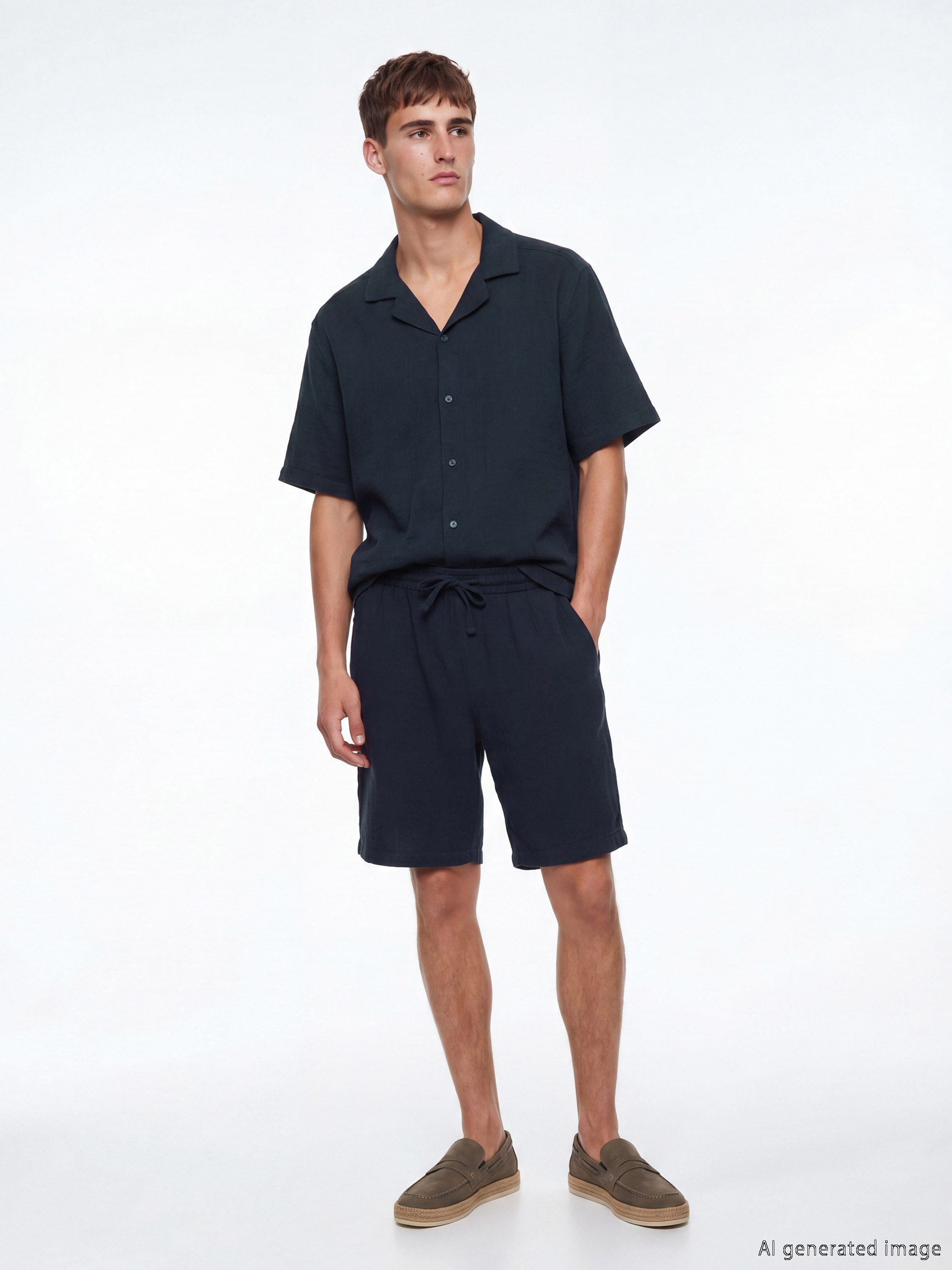 LCW Vision Regular Fit Müslin Erkek Gömlek görsel 2