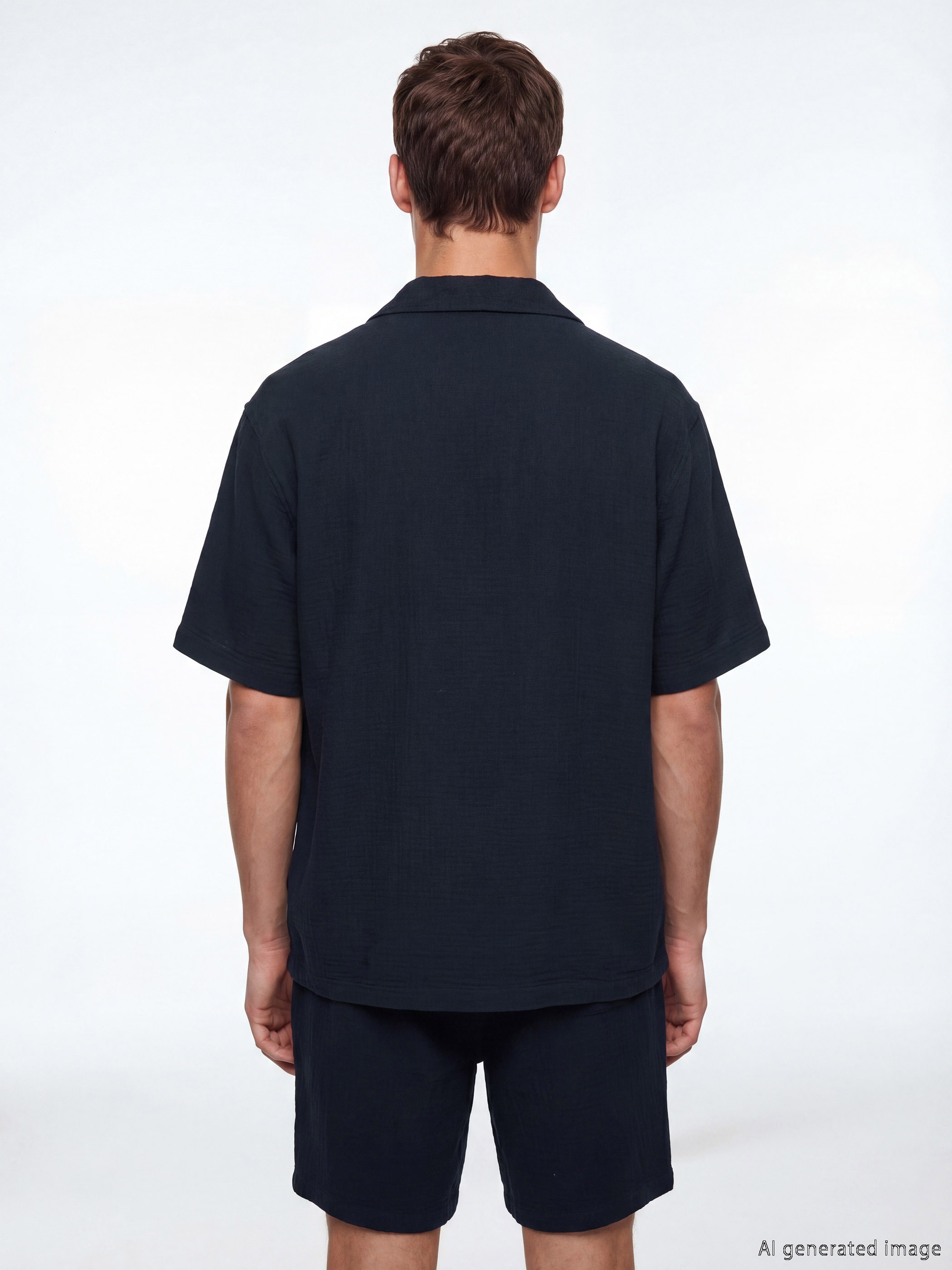 LCW Vision Regular Fit Müslin Erkek Gömlek görsel 4