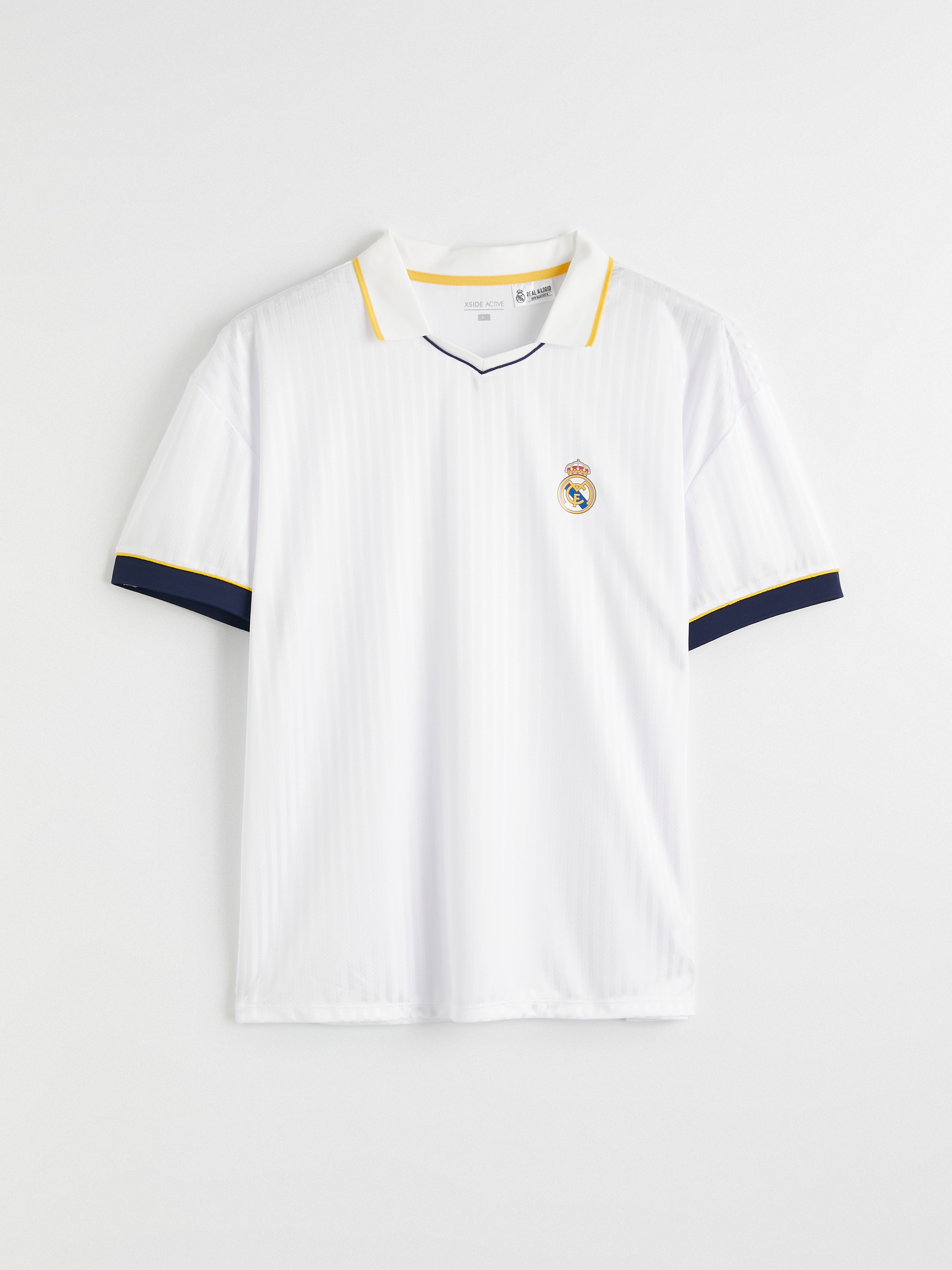 XSIDE ACTIVE Polo Yaka Real Madrid Nakışlı Erkek Spor Tişört görsel 4