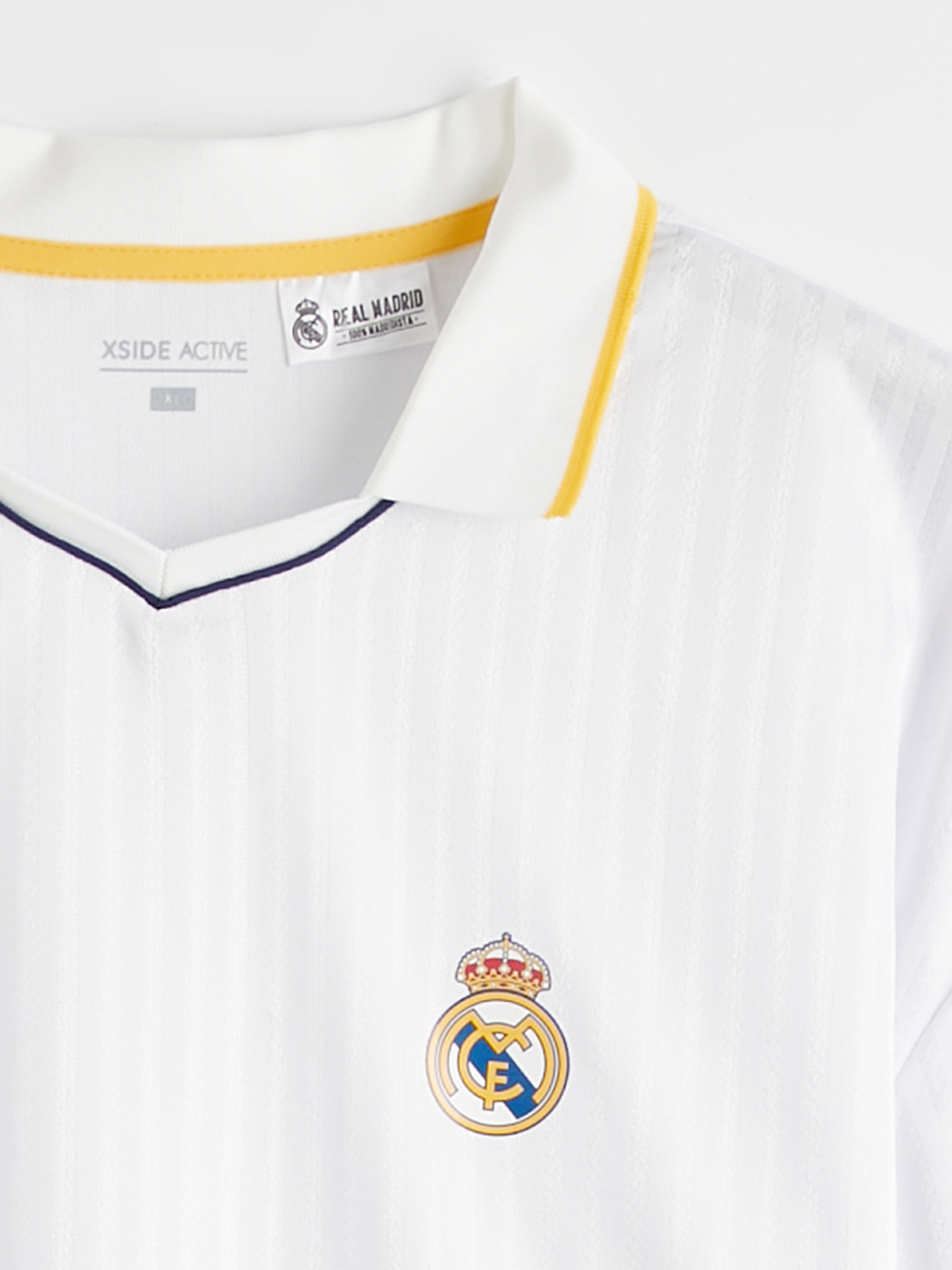 XSIDE ACTIVE Polo Yaka Real Madrid Nakışlı Erkek Spor Tişört görsel 5