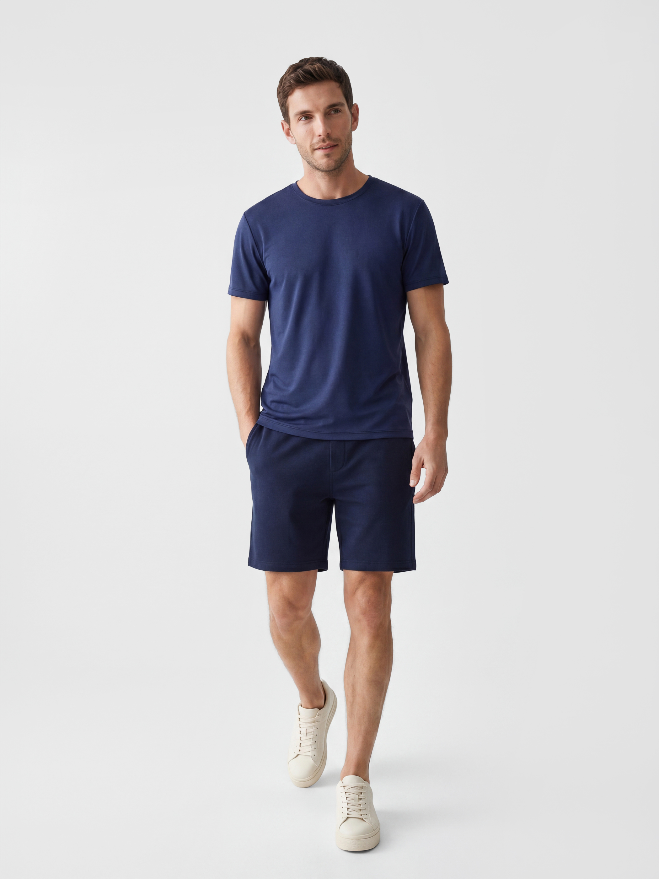 LC WAIKIKI Bisiklet Yaka Erkek Tişört görsel 2