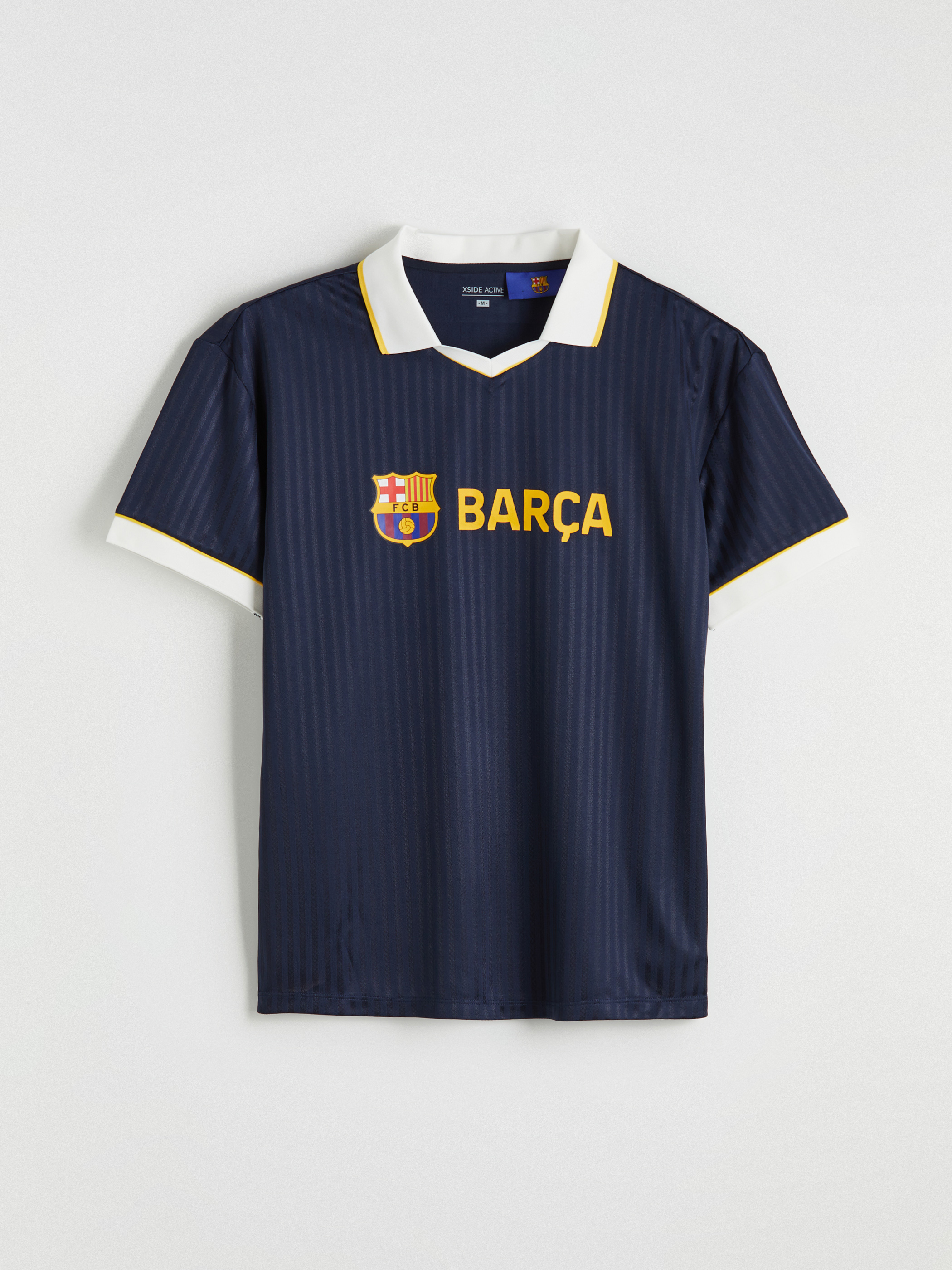 XSIDE ACTIVE Polo Yaka Barcelona Baskılı Erkek Spor Tişört görsel 4