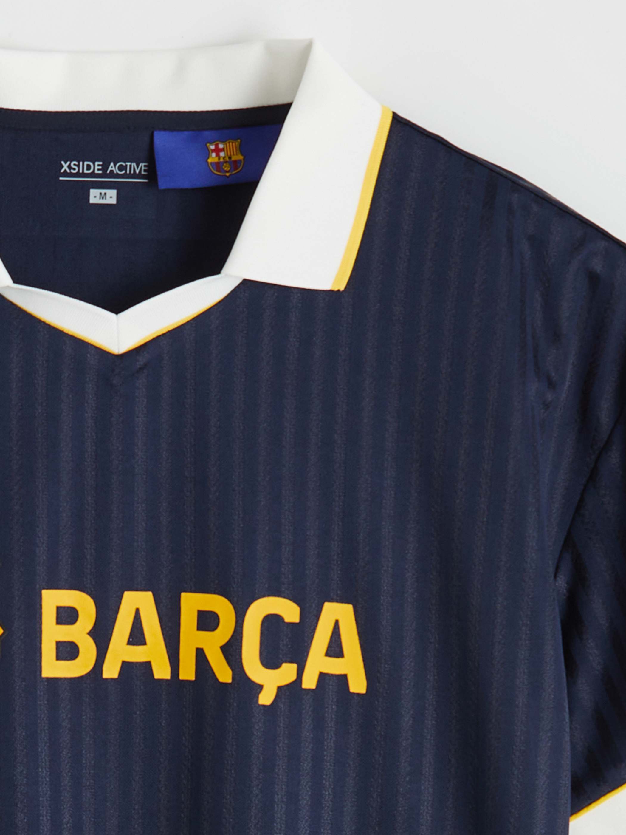 XSIDE ACTIVE Polo Yaka Barcelona Baskılı Erkek Spor Tişört görsel 5