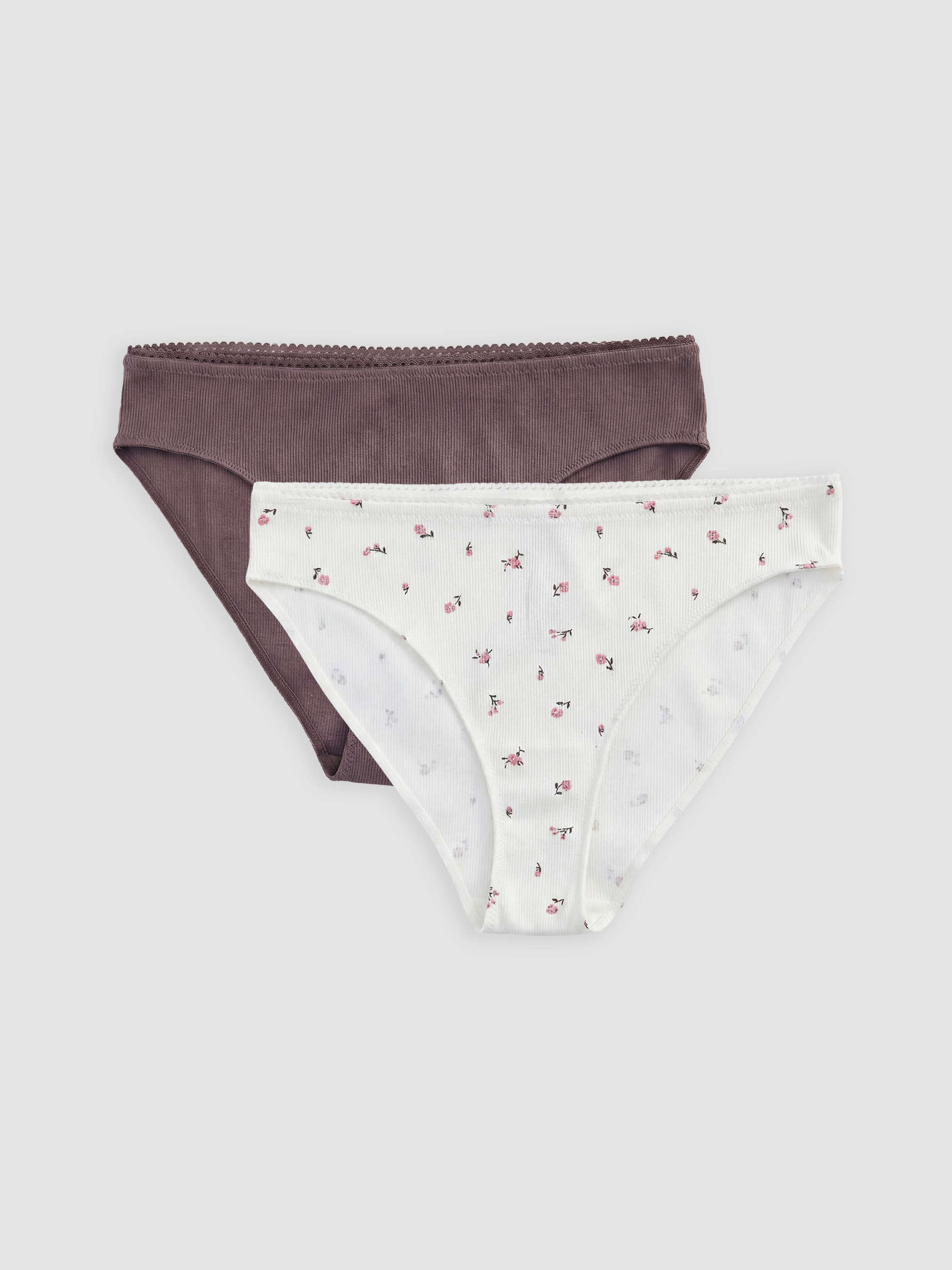 LCW DREAM Çiçekli Bikini Külot 2'li