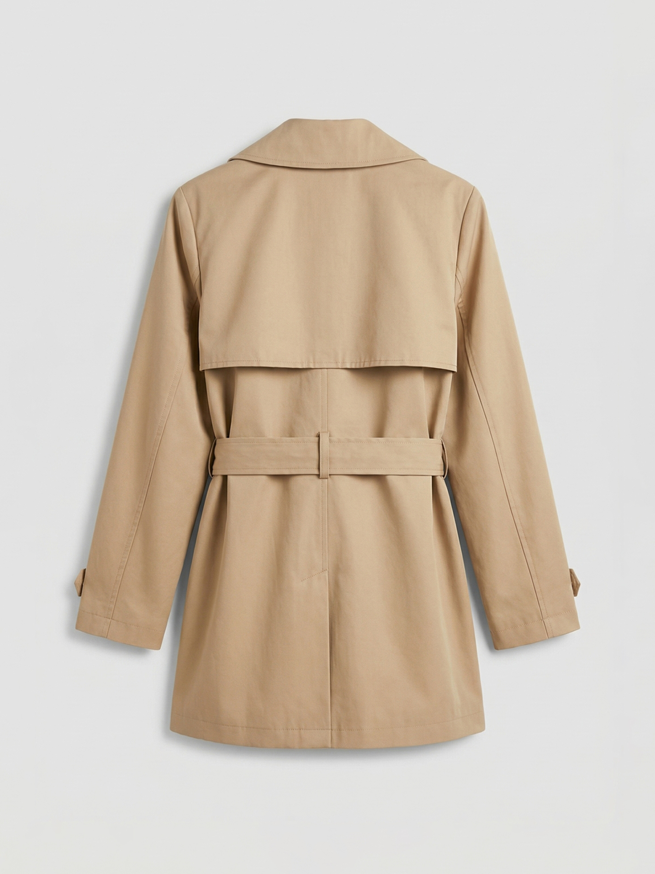 LCWAIKIKI Classic Kruvaze Yaka Kadın Trençkot görsel 7