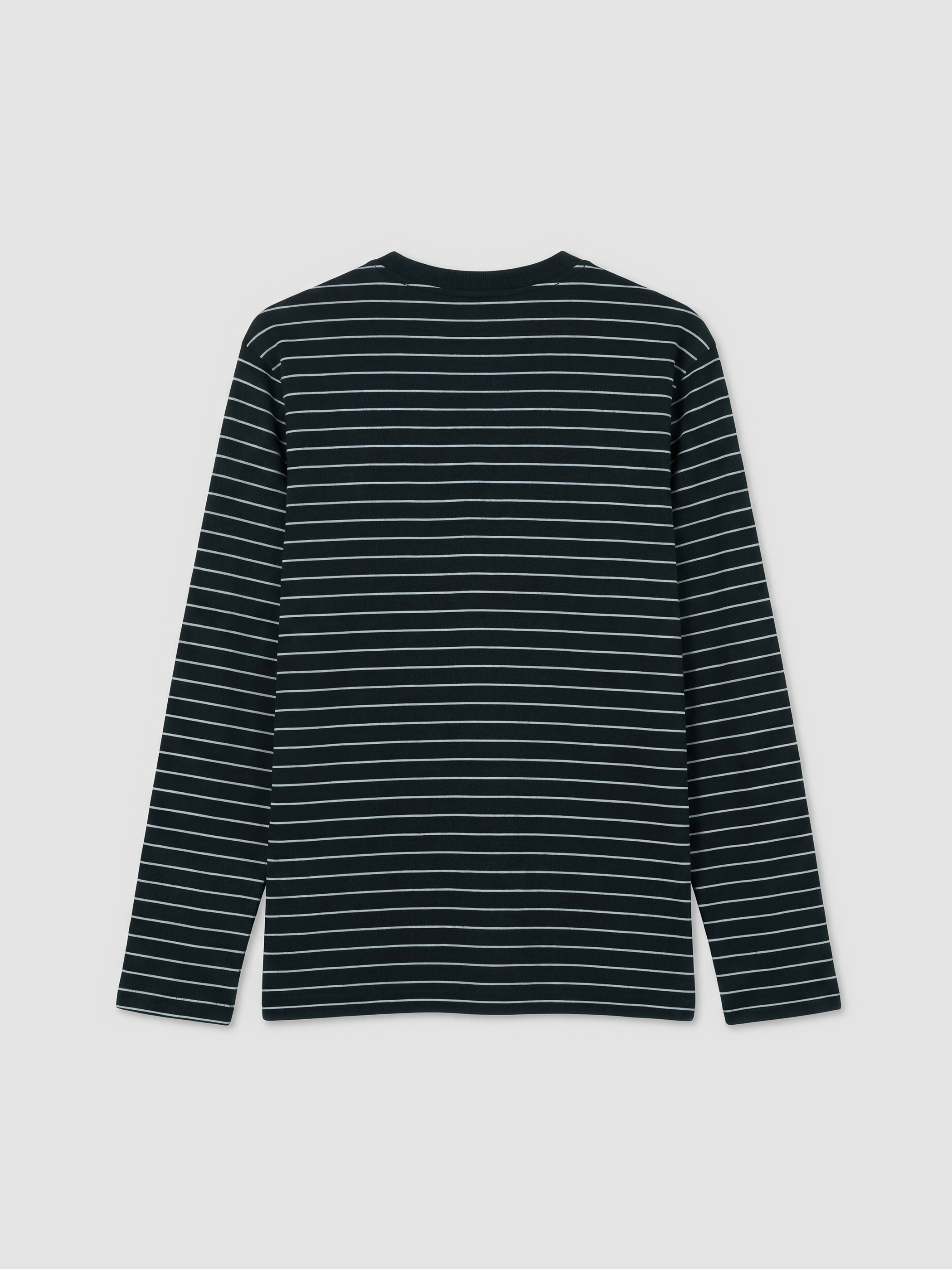 LCW Vision Bisiklet Yaka Çizgili Erkek Sweatshirt görsel 6