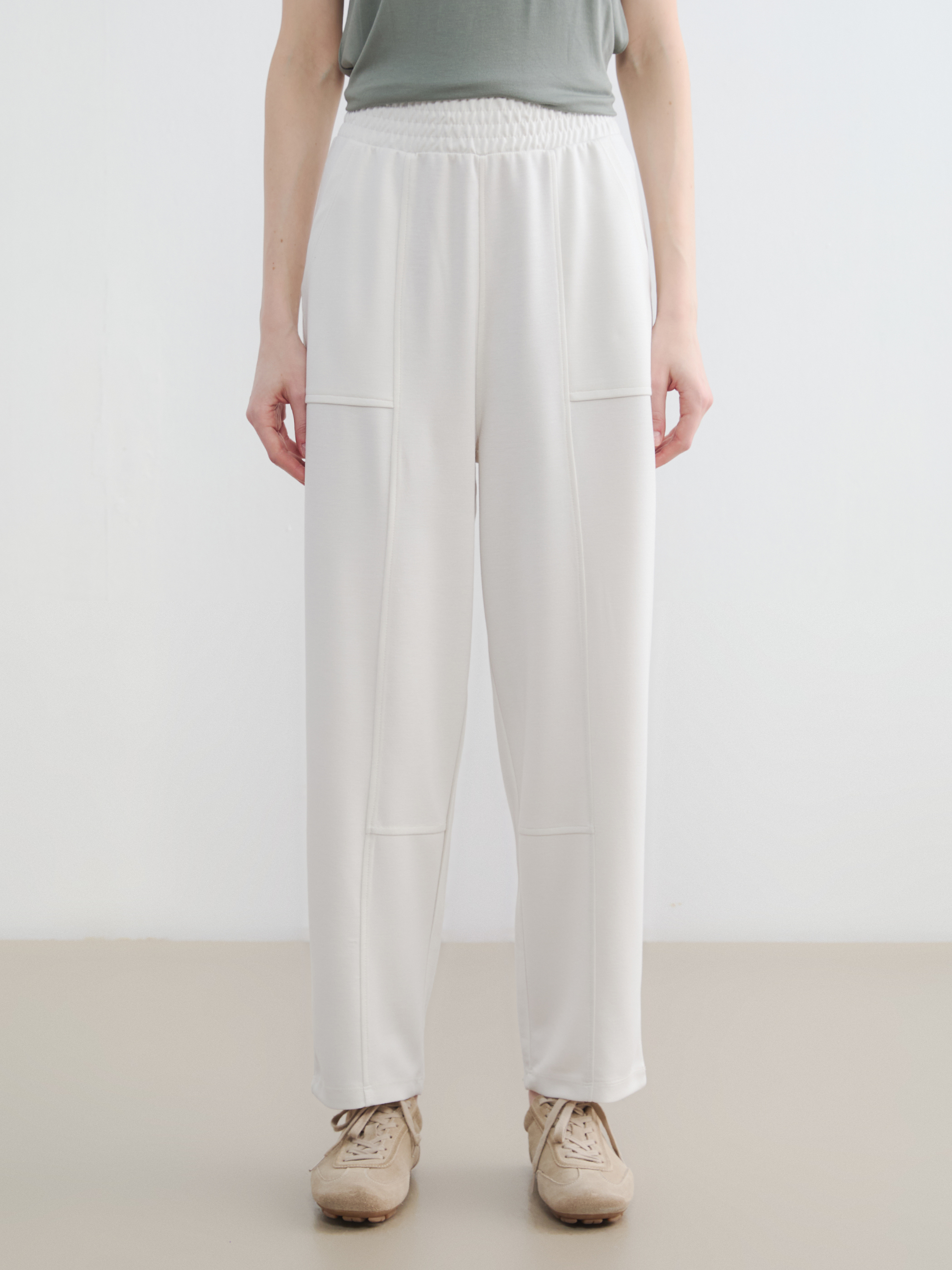 LCW Modest Beli Lastikli Soft Touch Kadın Eşofman Altı görsel 2