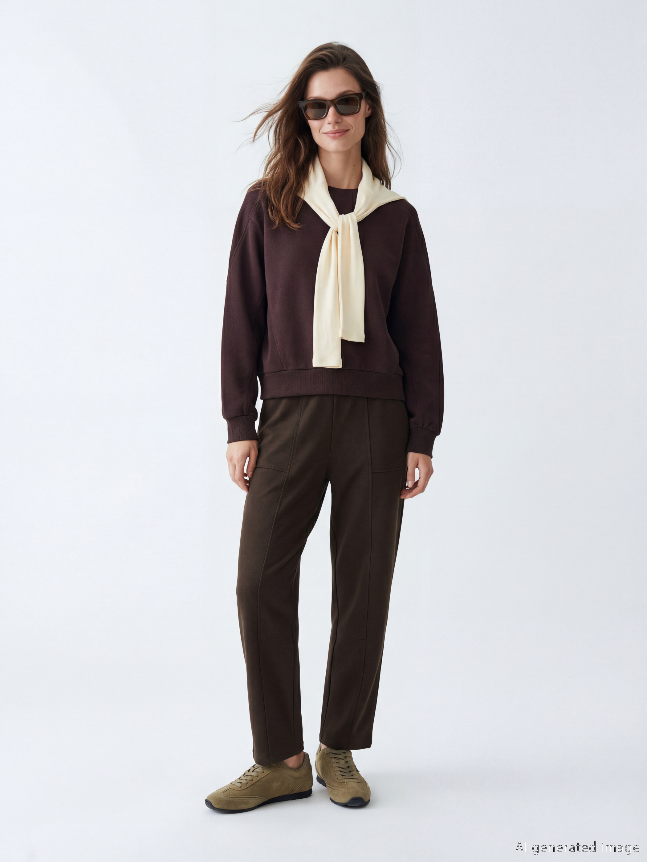 LCW Modest Beli Lastikli Soft Touch Kadın Eşofman Altı
