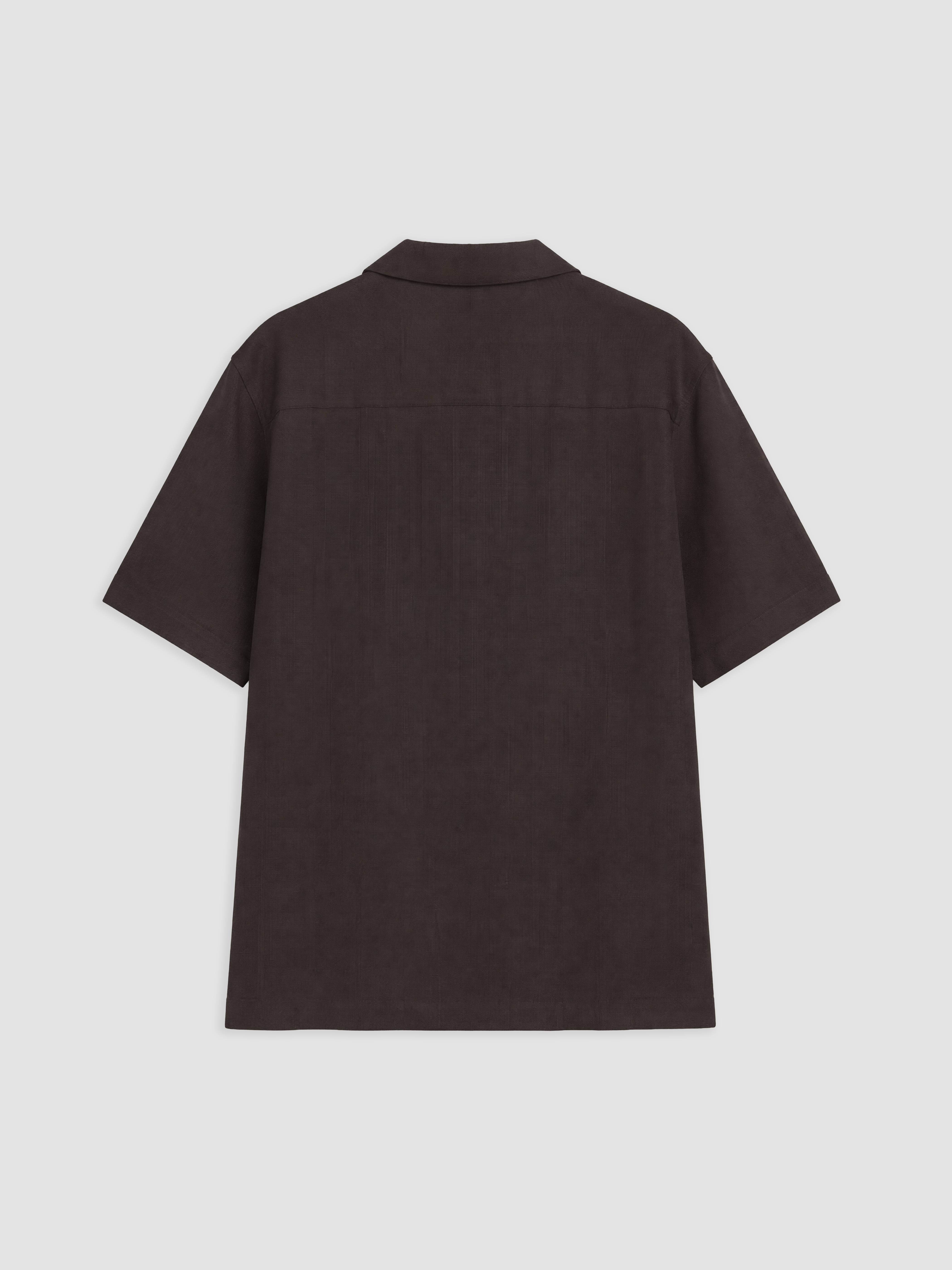 SOUTHBLUE Loose Fit %100 Keten Erkek Gömlek görsel 6