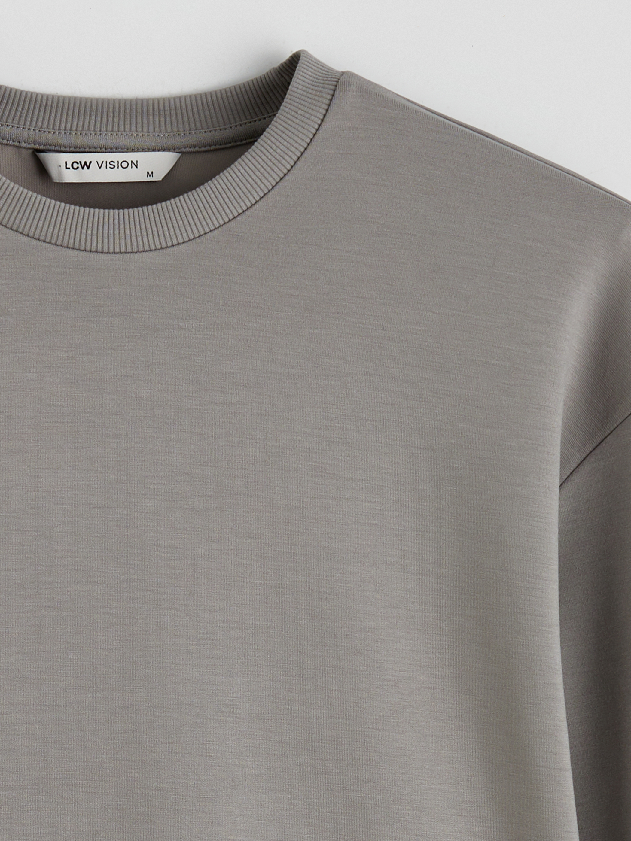LCW Vision Bisiklet Yaka Erkek Sweatshirt görsel 6