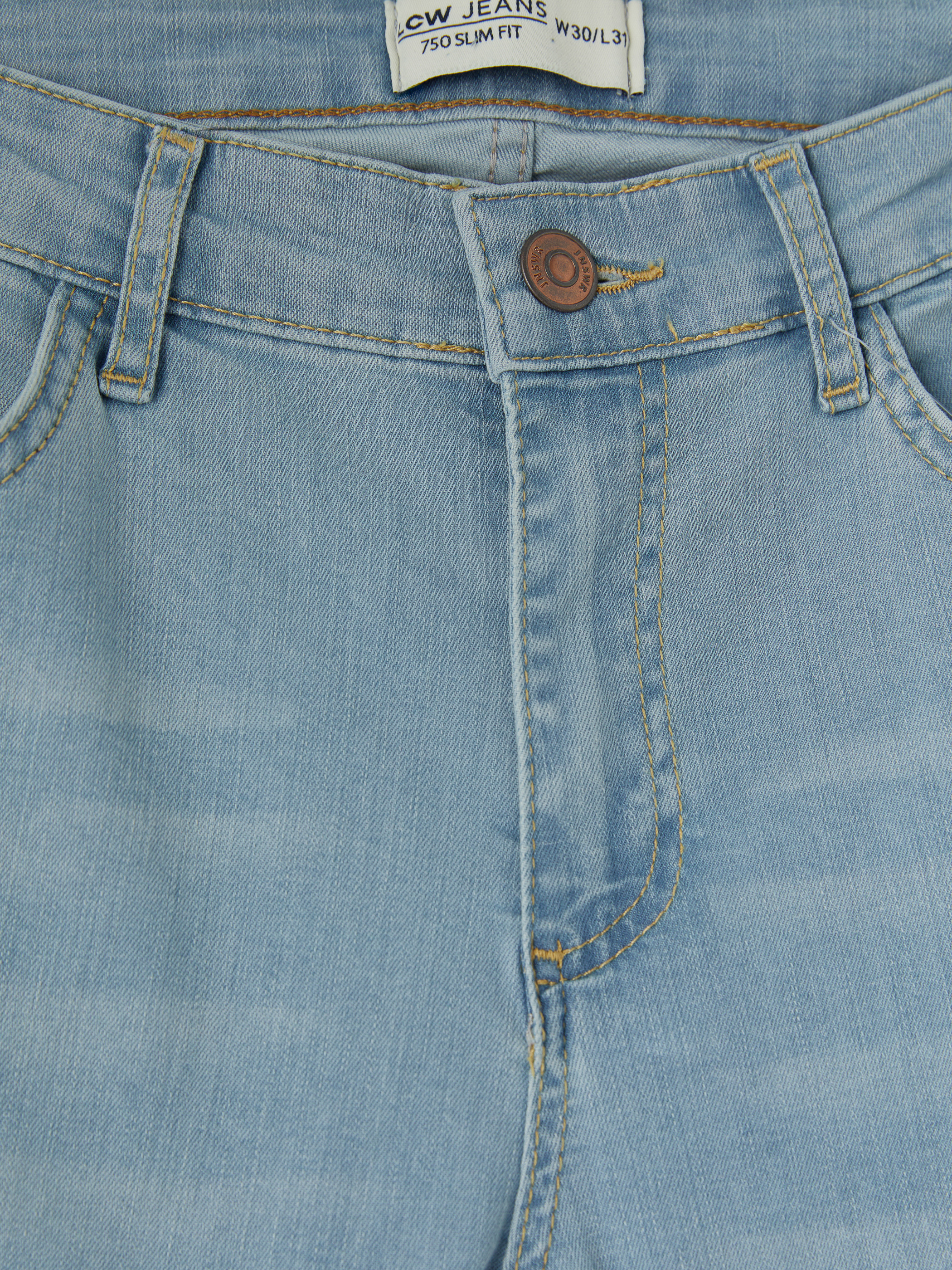 LCW Jeans 750 Slim Fit Erkek Jean Pantolon görsel 7