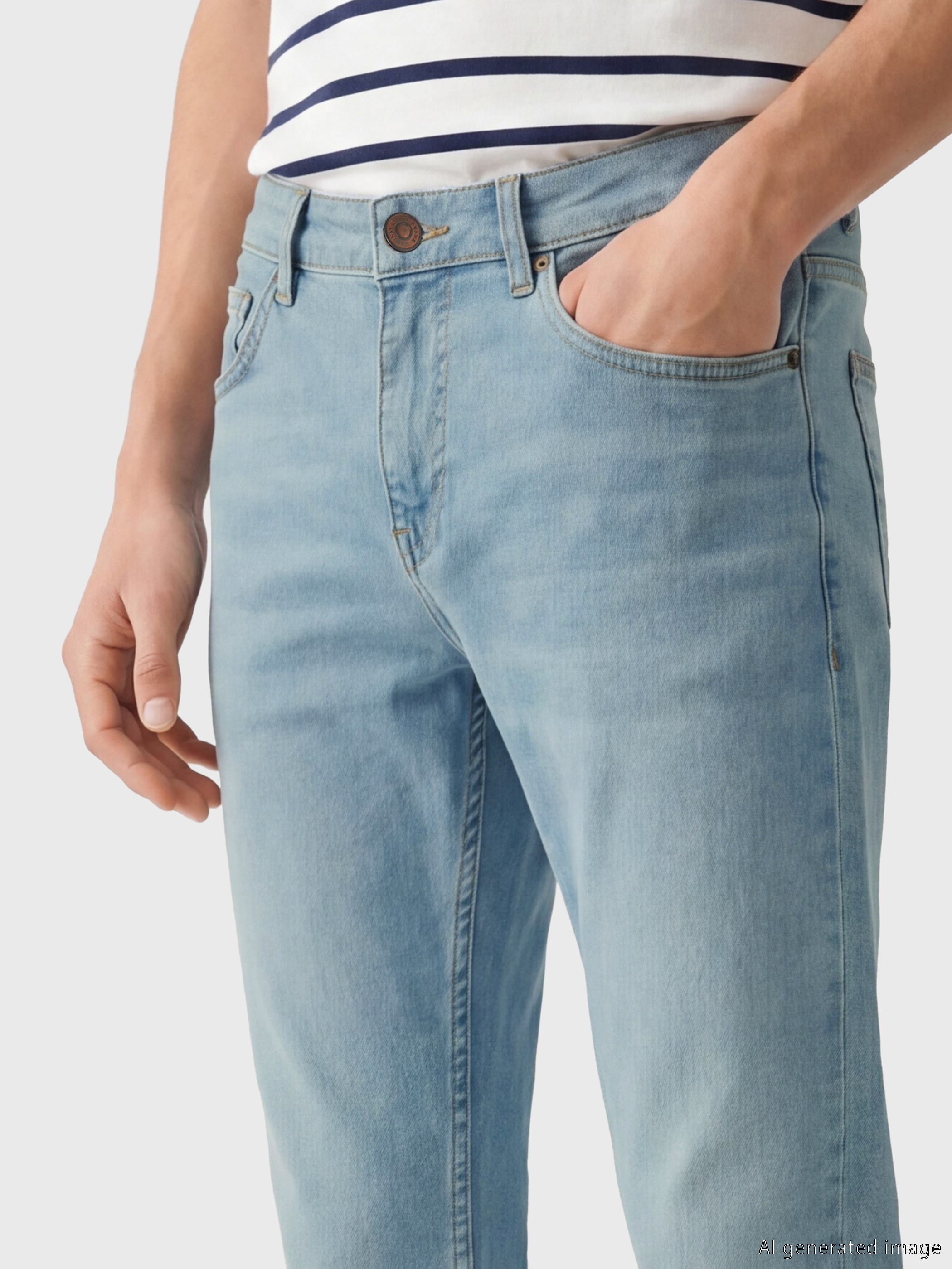 LCW Jeans 750 Slim Fit Erkek Jean Pantolon görsel 3