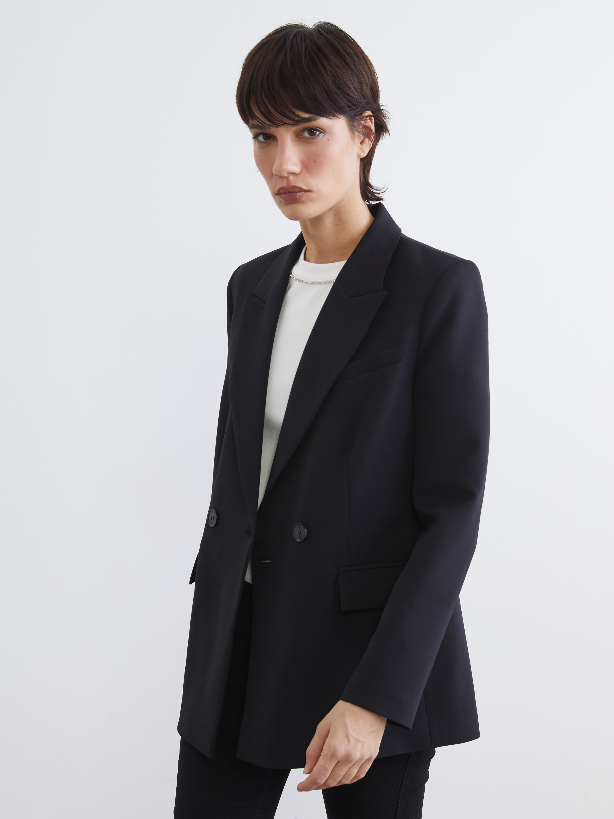 LCW Vision Kruvaze Yaka Kadın Blazer Ceket