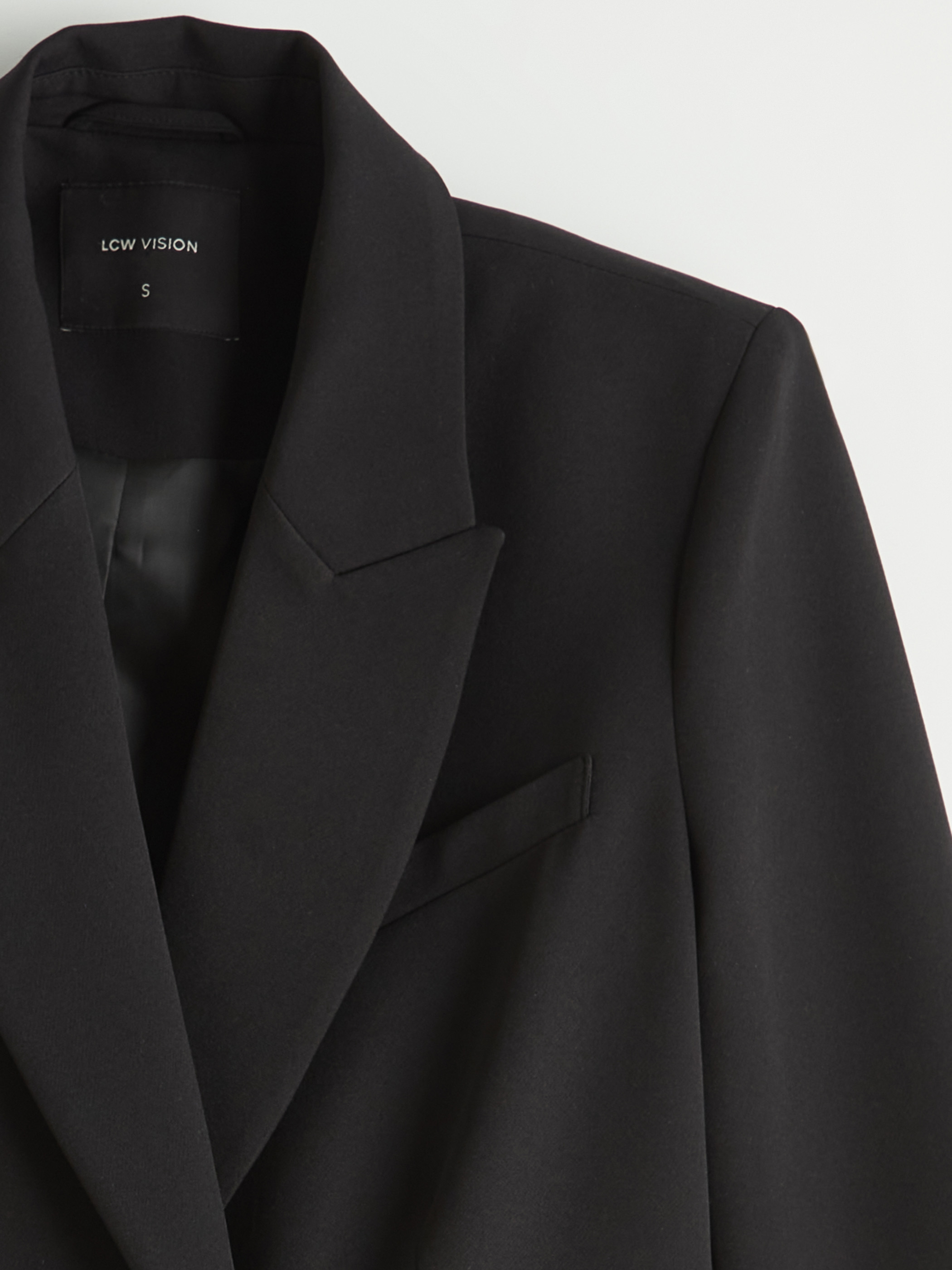 LCW Vision Kruvaze Yaka Kadın Blazer Ceket görsel 7