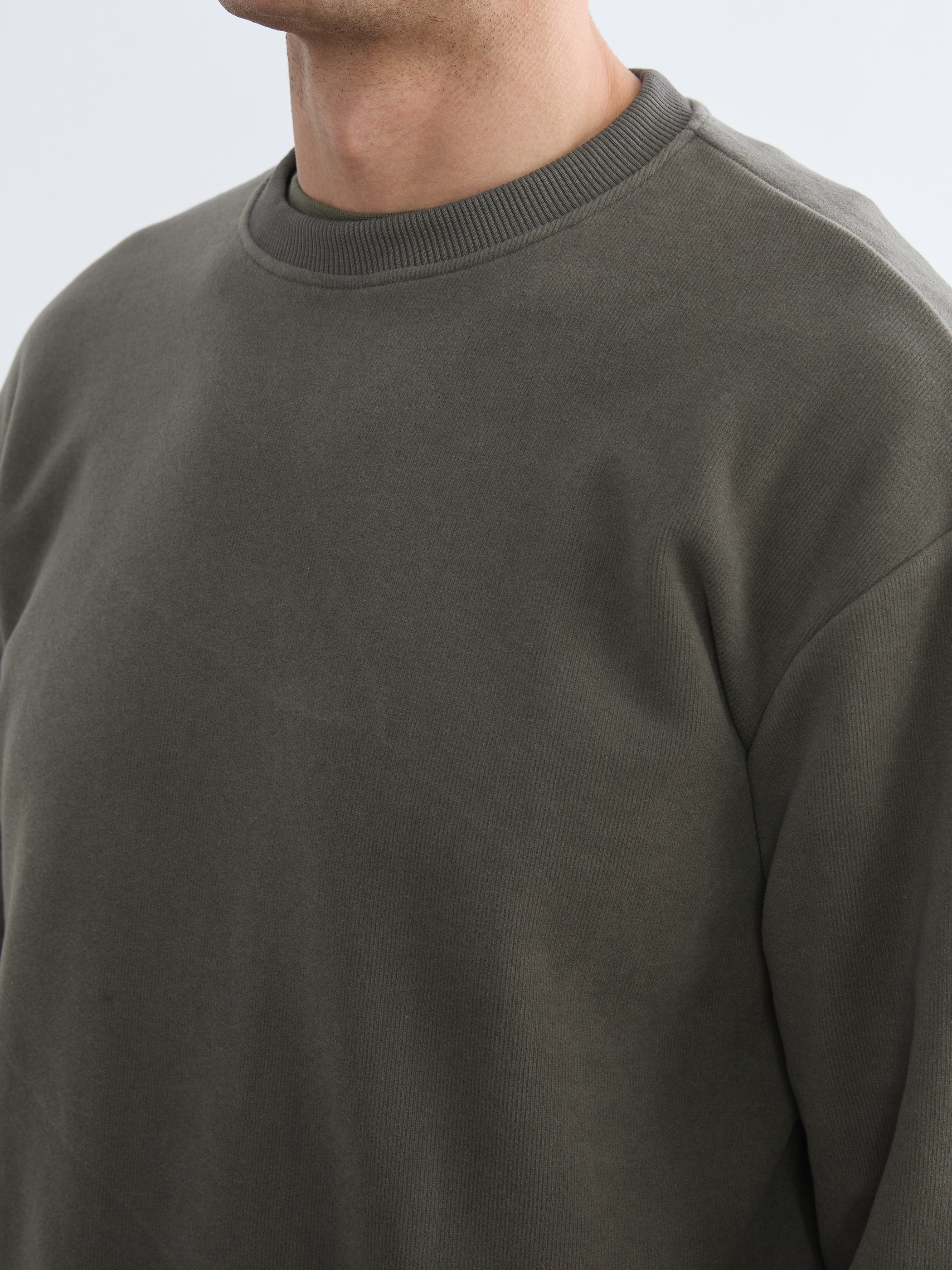LCW Vision Bisiklet Yaka Erkek Sweatshirt görsel 3