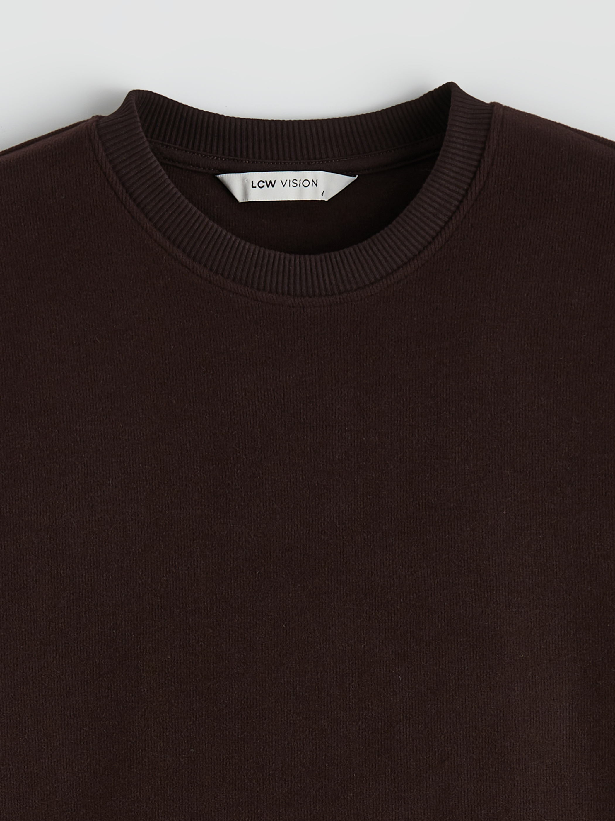 LCW Vision Bisiklet Yaka Erkek Sweatshirt görsel 6