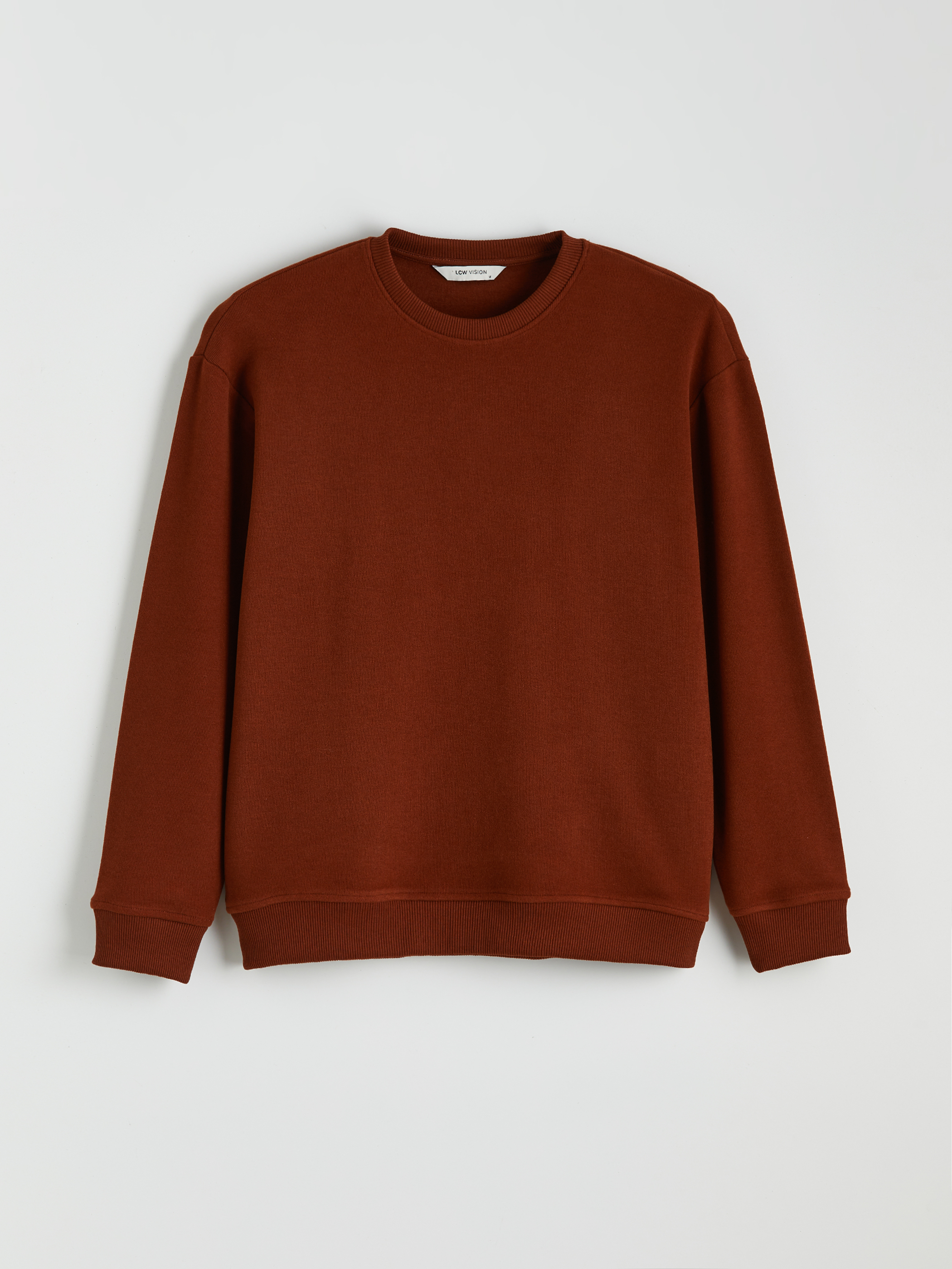 LCW Vision Bisiklet Yaka Erkek Sweatshirt görsel 5