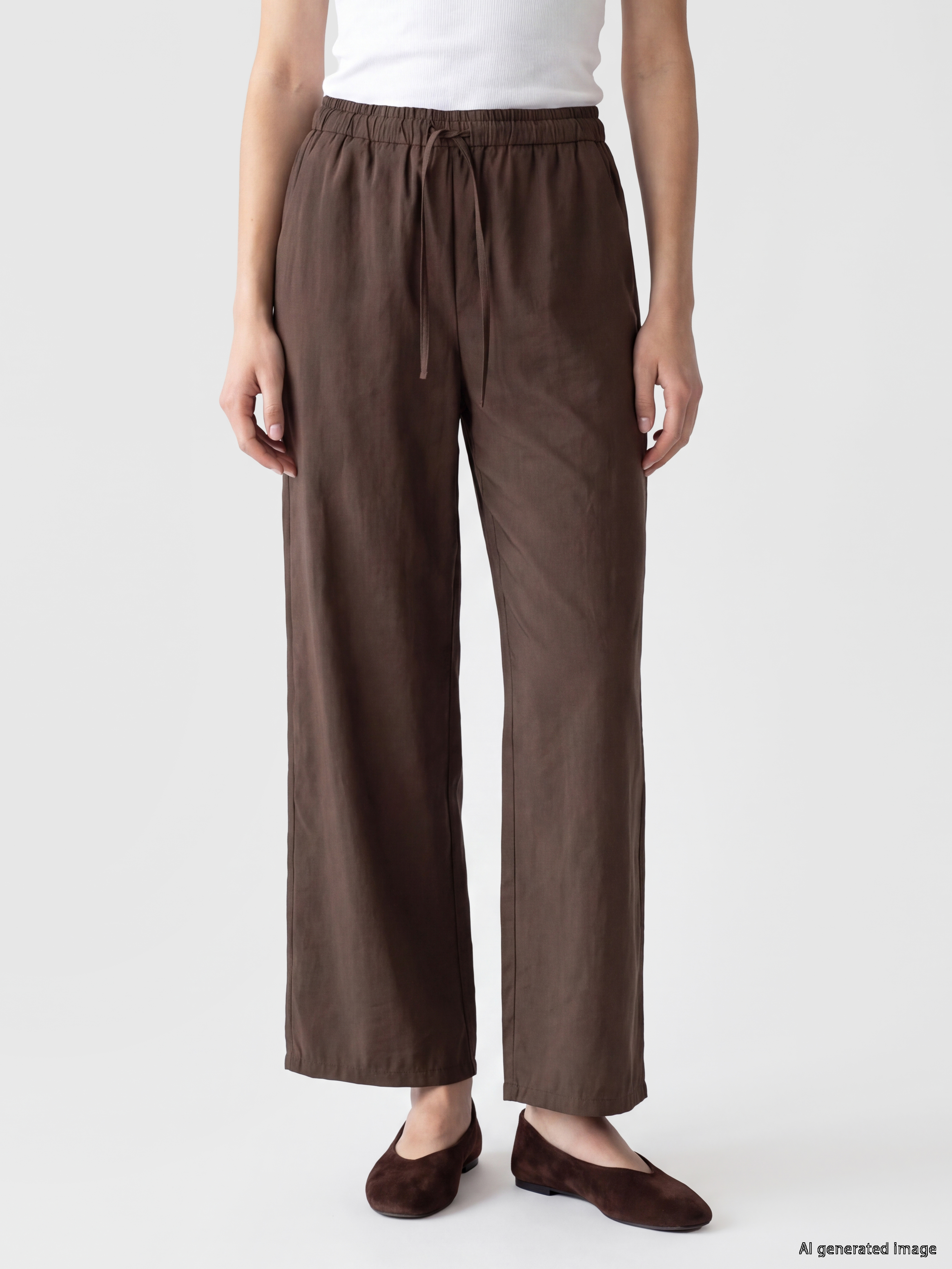 LCW Modest Beli Lastikli Modal Karışımlı Kadın Pantolon görsel 2