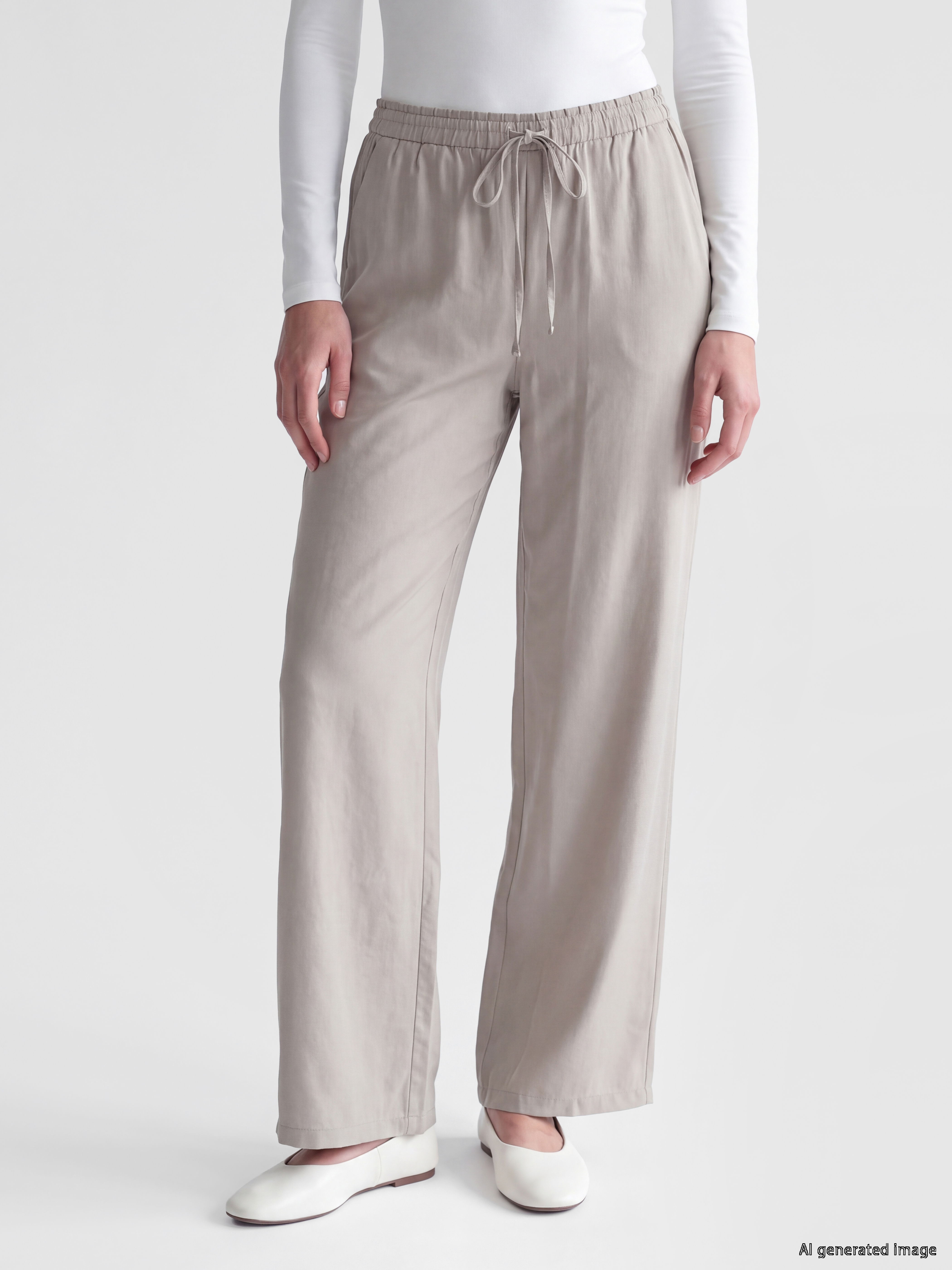 LCW Modest Beli Lastikli Modal Karışımlı Kadın Pantolon görsel 2
