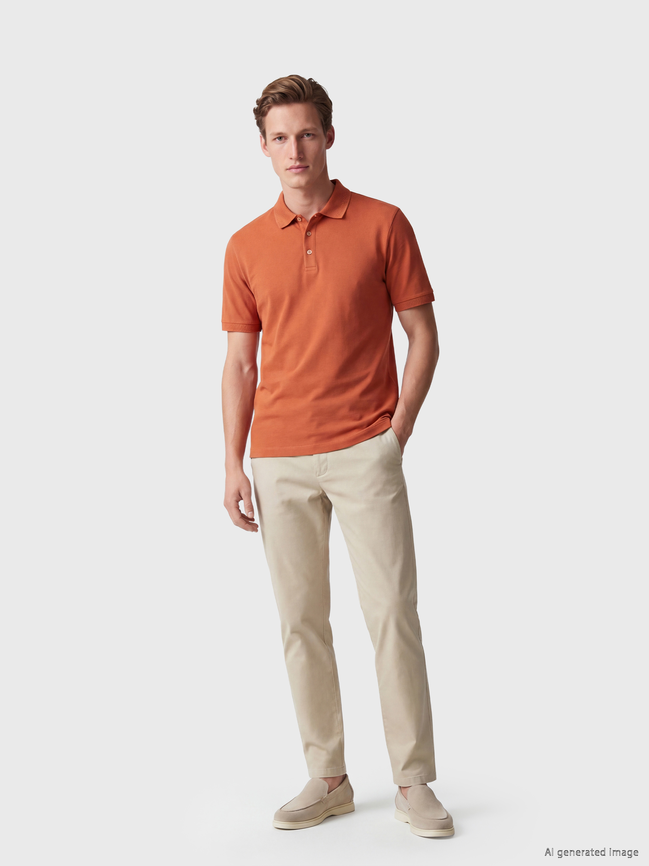 SOUTHBLUE Polo Yaka Pike Erkek Tişört görsel 2