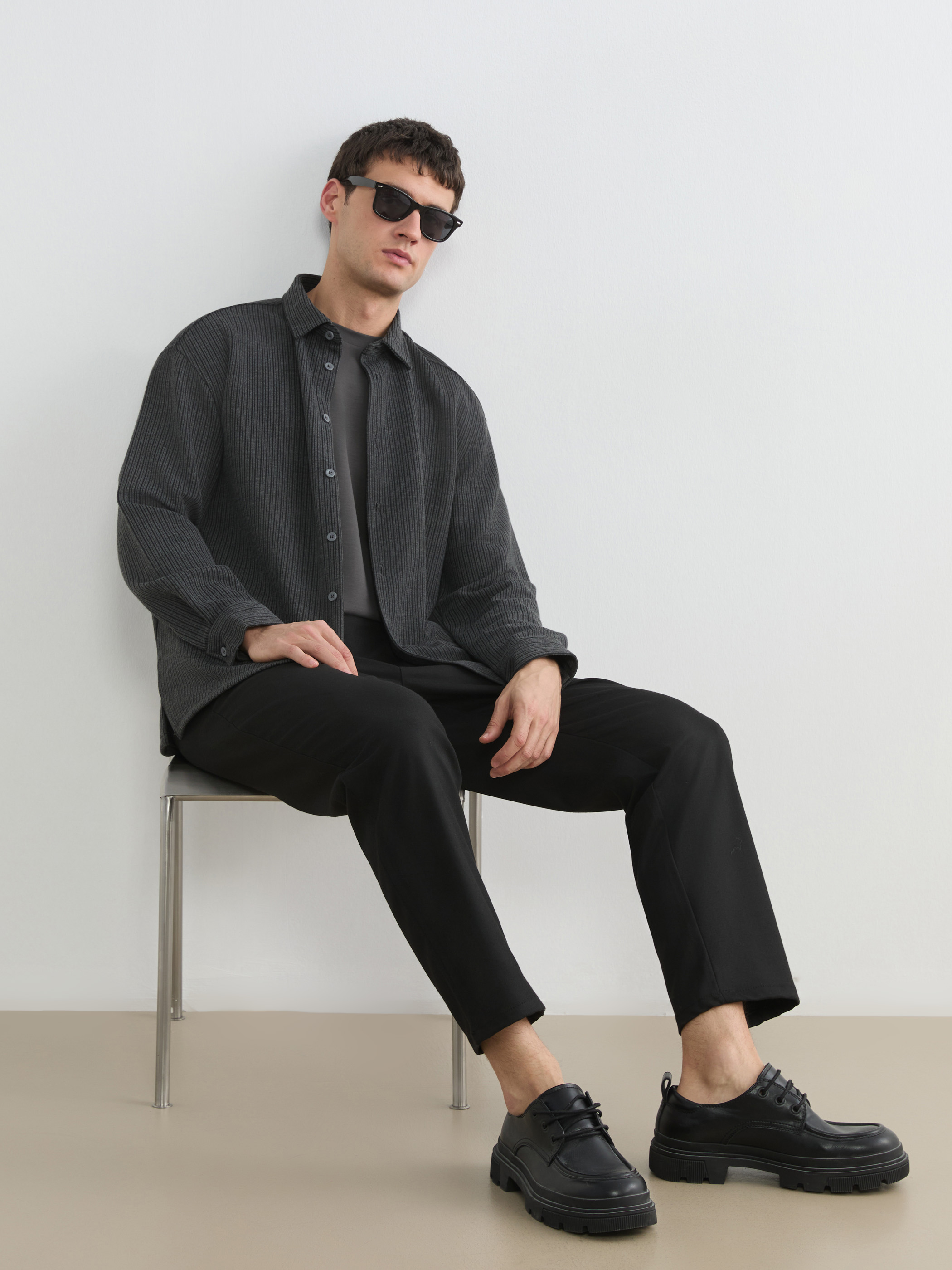 LCW Vision Regular Fit Dokulu Erkek Gömlek