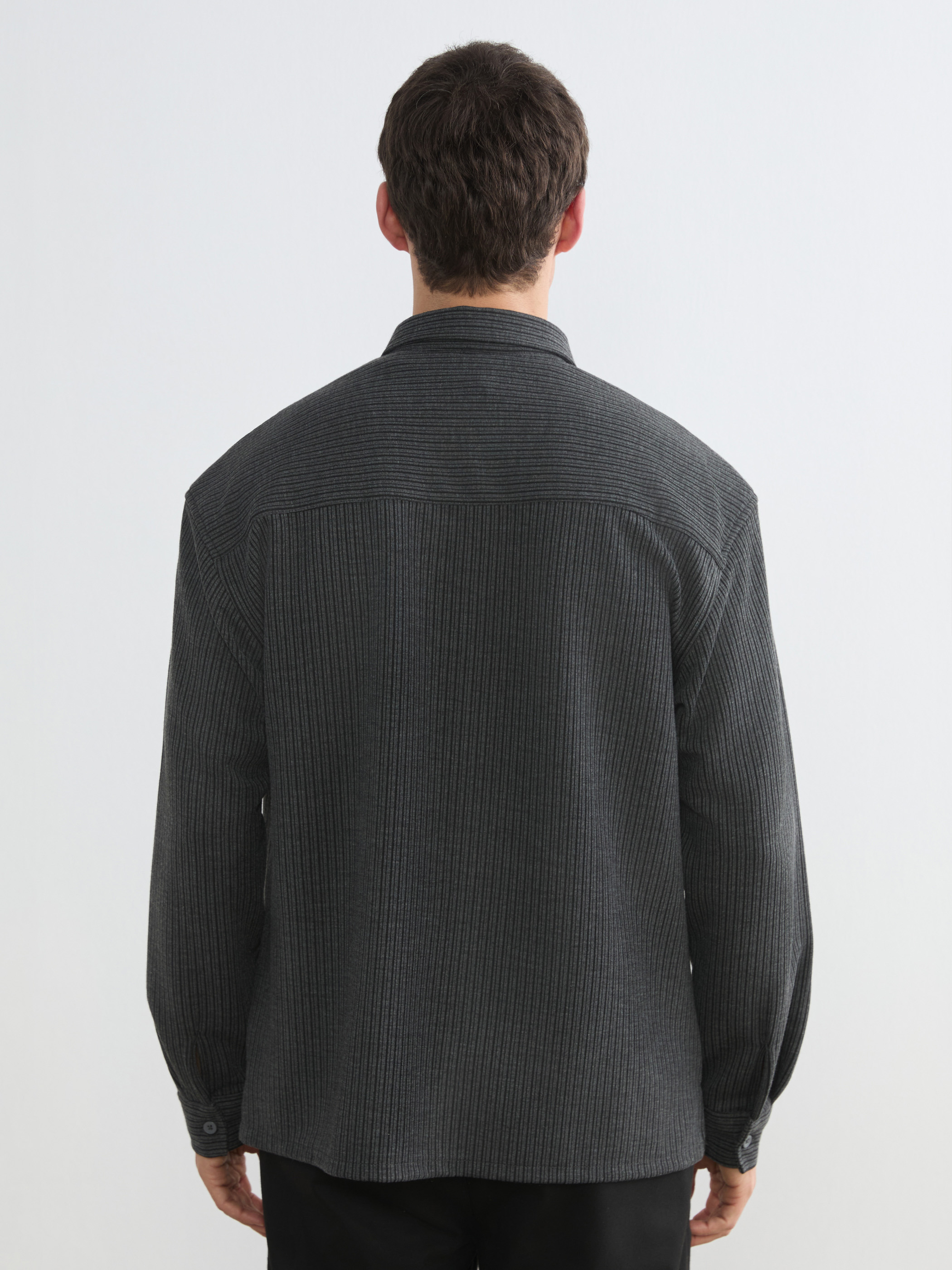 LCW Vision Regular Fit Dokulu Erkek Gömlek görsel 4