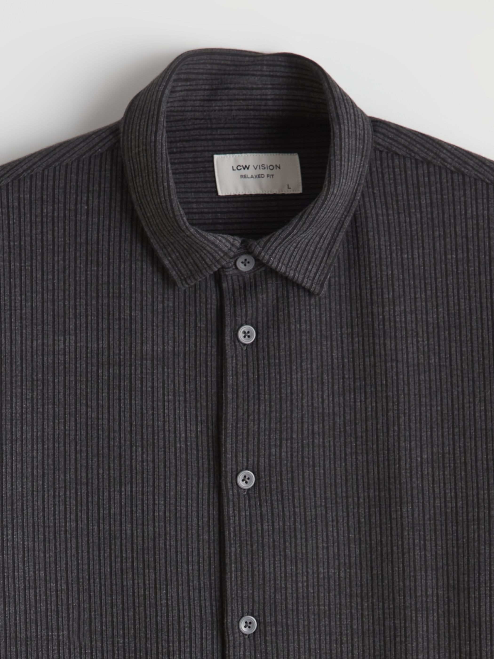 LCW Vision Regular Fit Dokulu Erkek Gömlek görsel 6