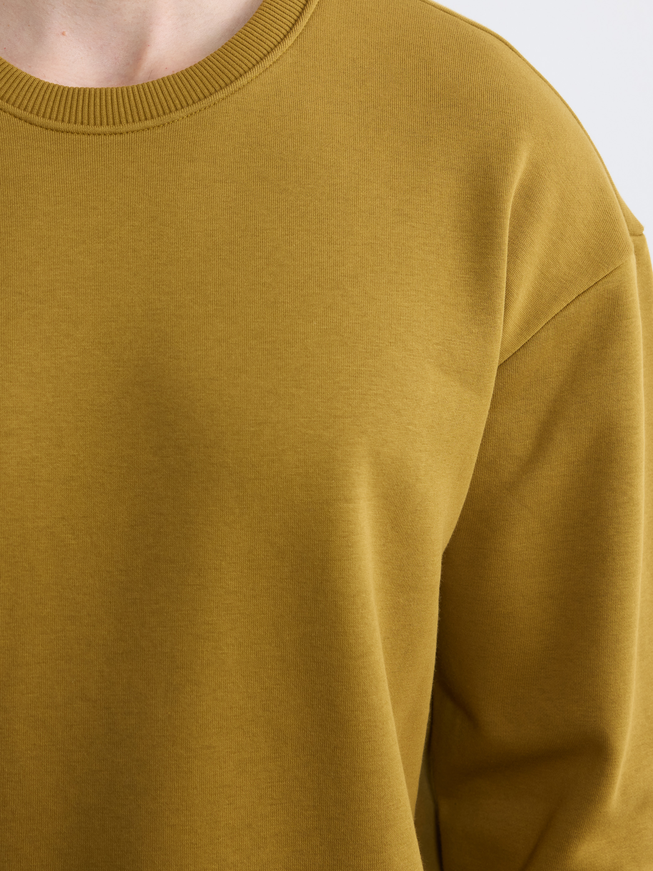 LCW Vision Erkek Bisiklet Yaka 3 İplik Şardonlu Sweatshirt görsel 5