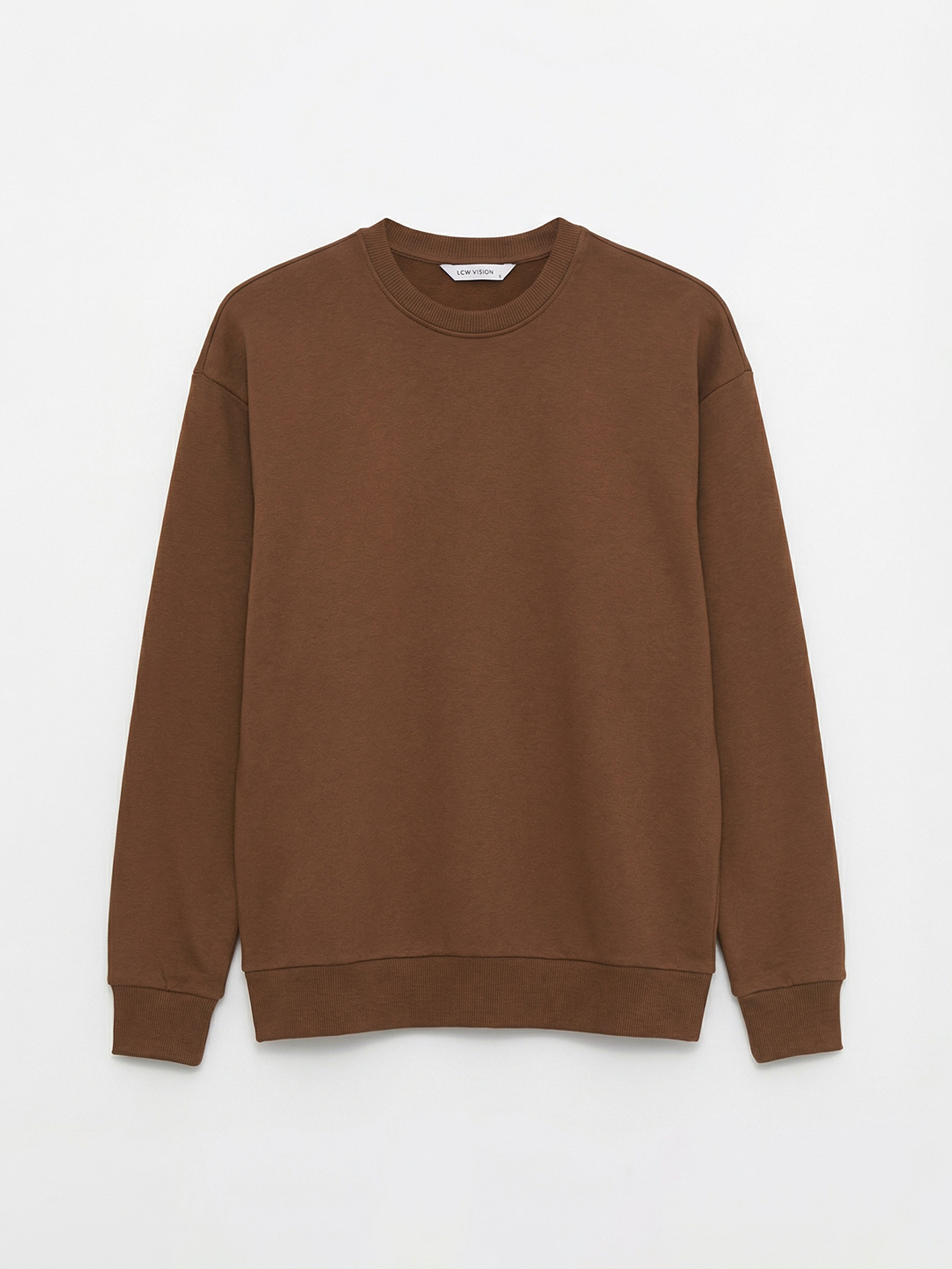 LCW Vision Bisiklet Yaka Erkek Kalın Sweatshirt görsel 8