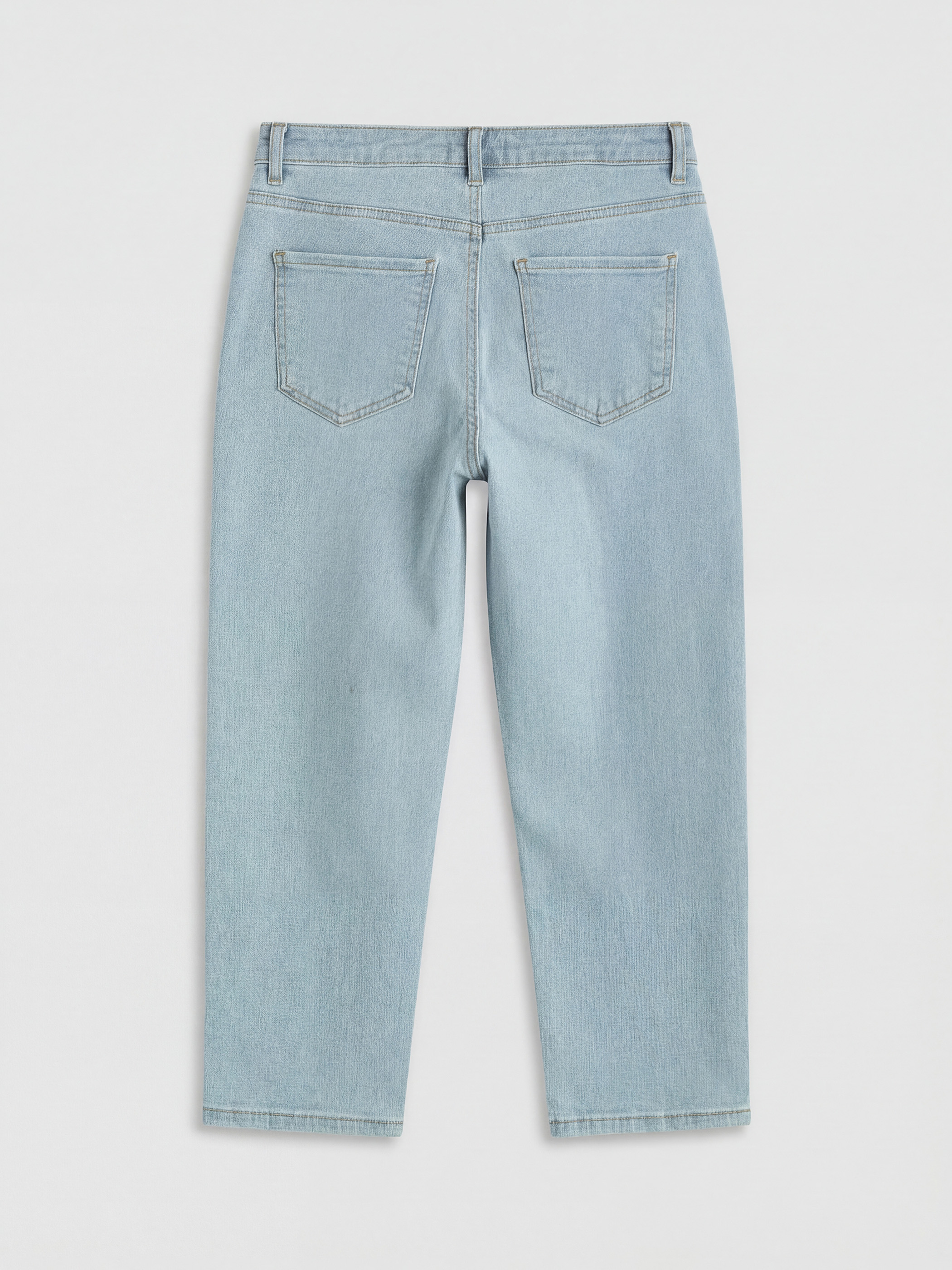 LCWAIKIKI Classic Yüksek Bel Slim Fit Kadın Jean Kapri görsel 6