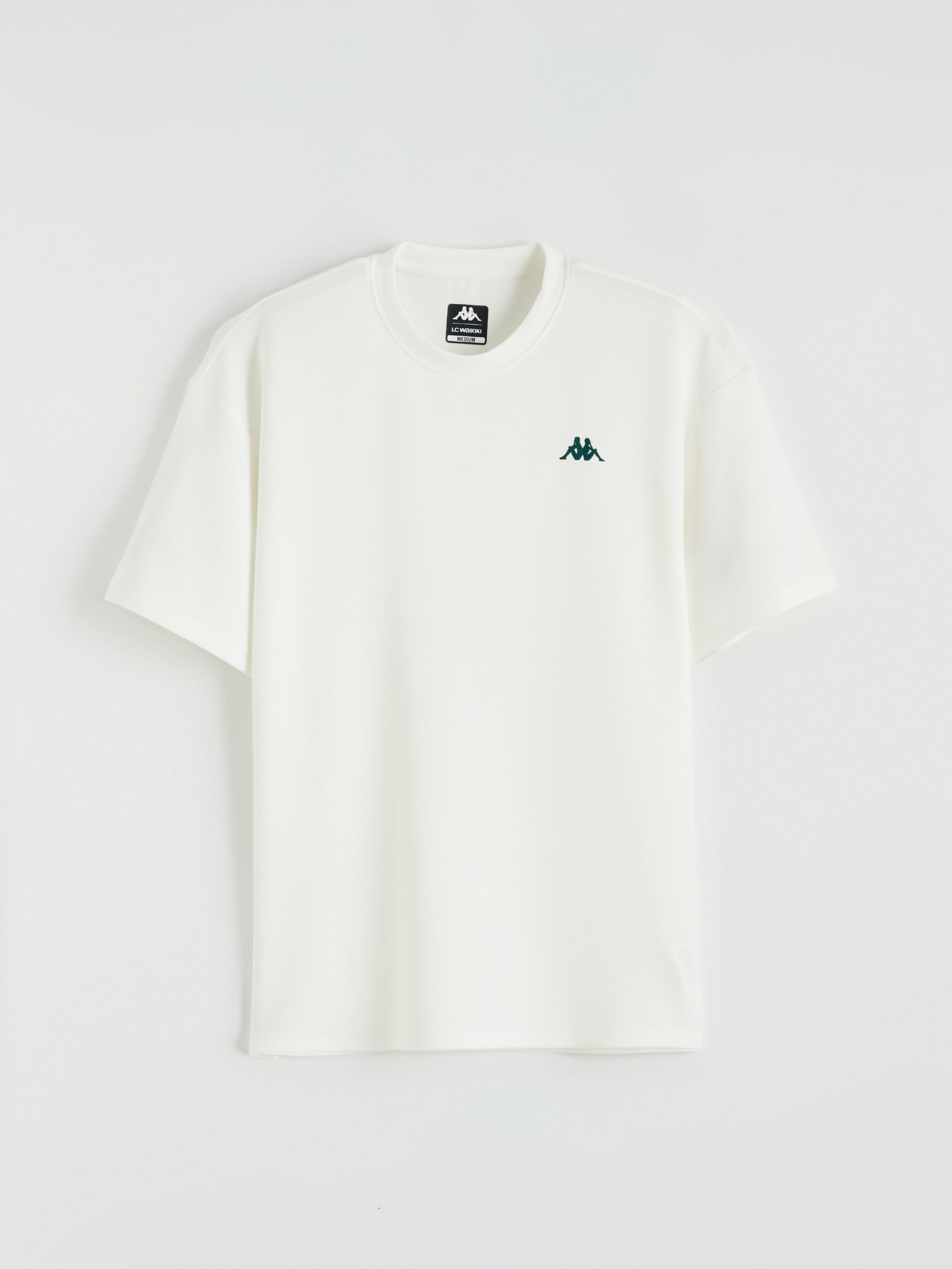 Kappa LC WAIKIKI Bisiklet Yaka Baskılı Unisex Spor Tişört görsel 8