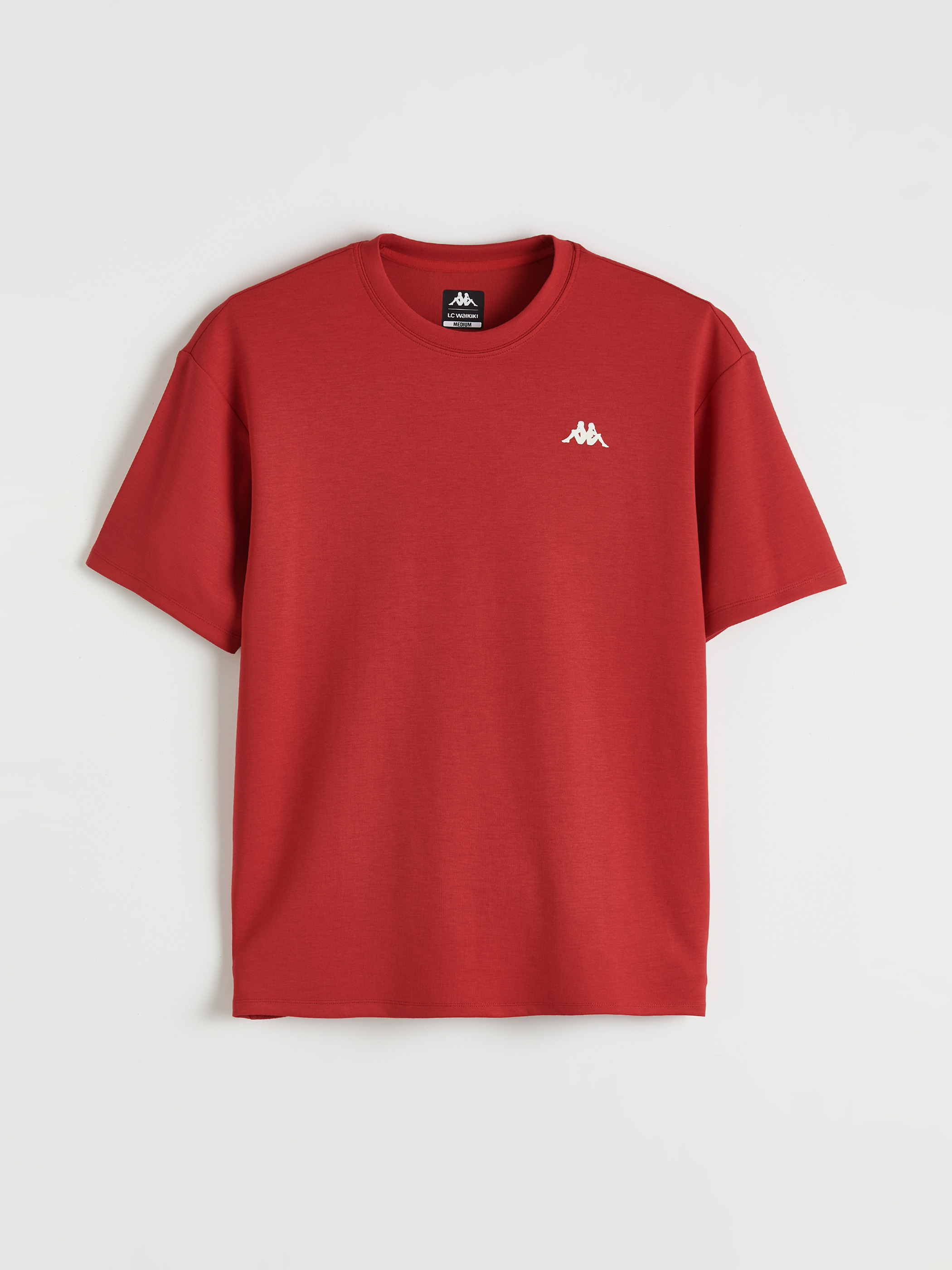 Kappa LC WAIKIKI Bisiklet Yaka Baskılı Unisex Spor Tişört görsel 6