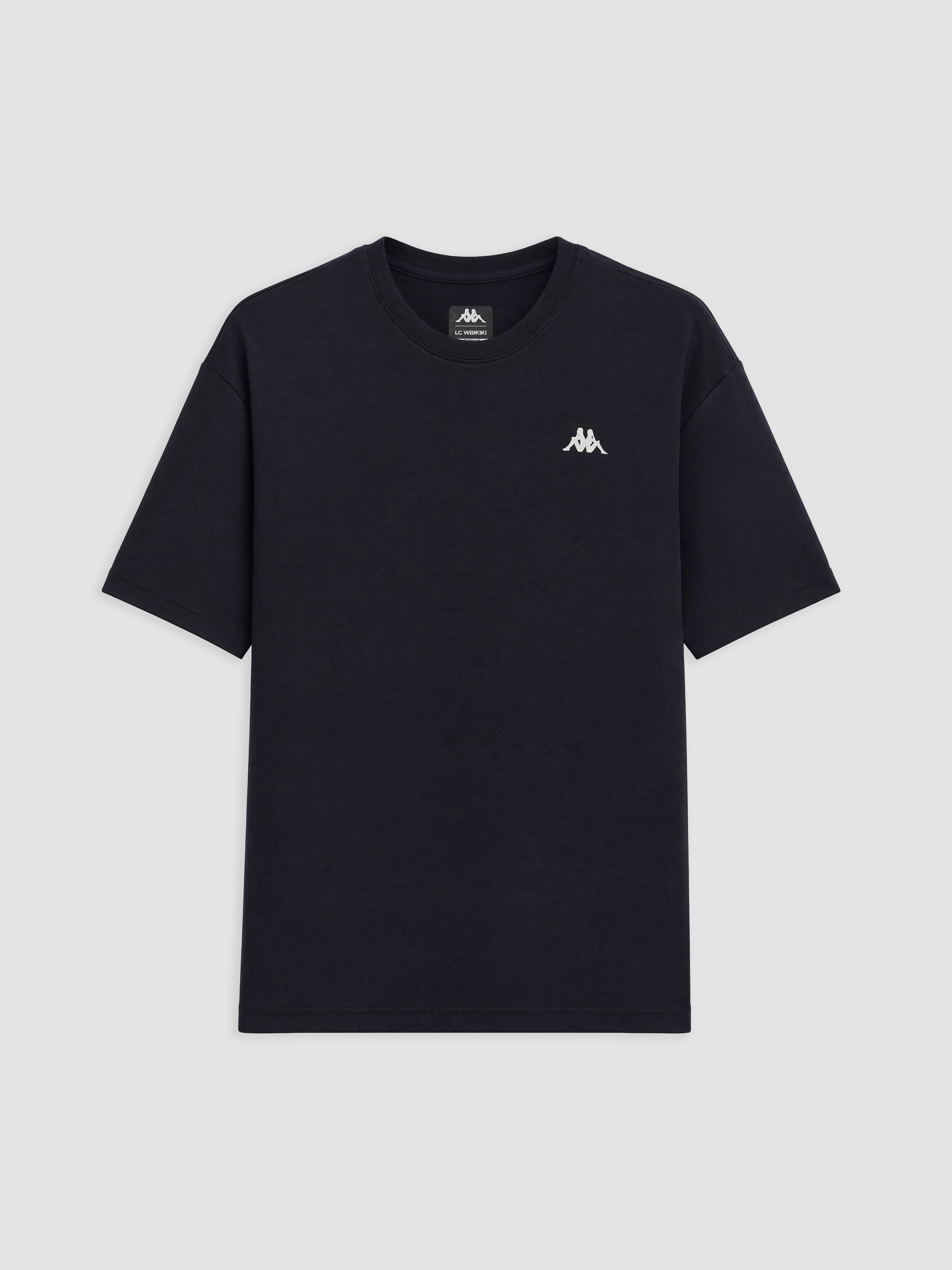Kappa LC WAIKIKI Bisiklet Yaka Baskılı Unisex Spor Tişört görsel 5