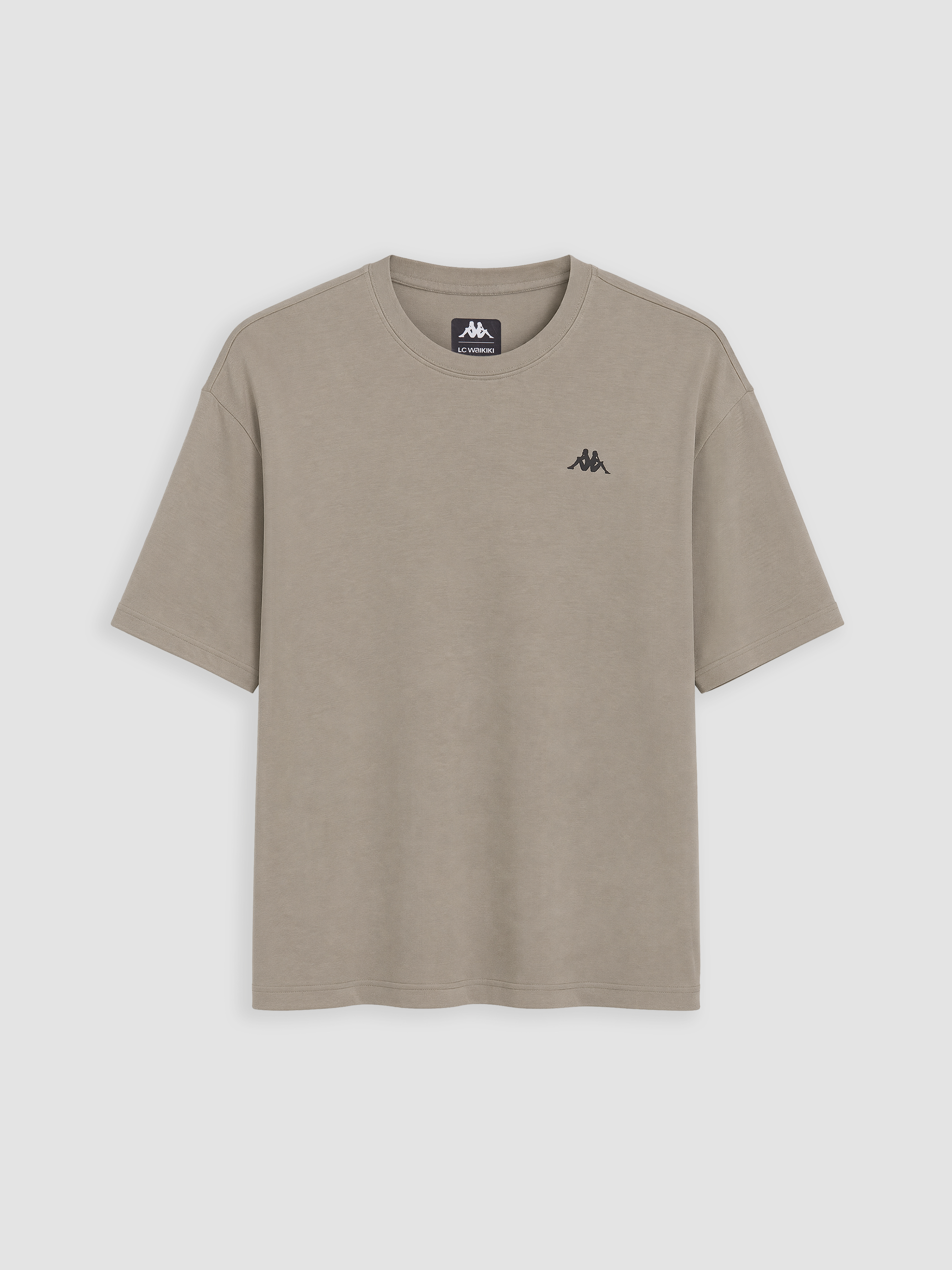 Kappa LC WAIKIKI Bisiklet Yaka Baskılı Unisex Spor Tişört görsel 5