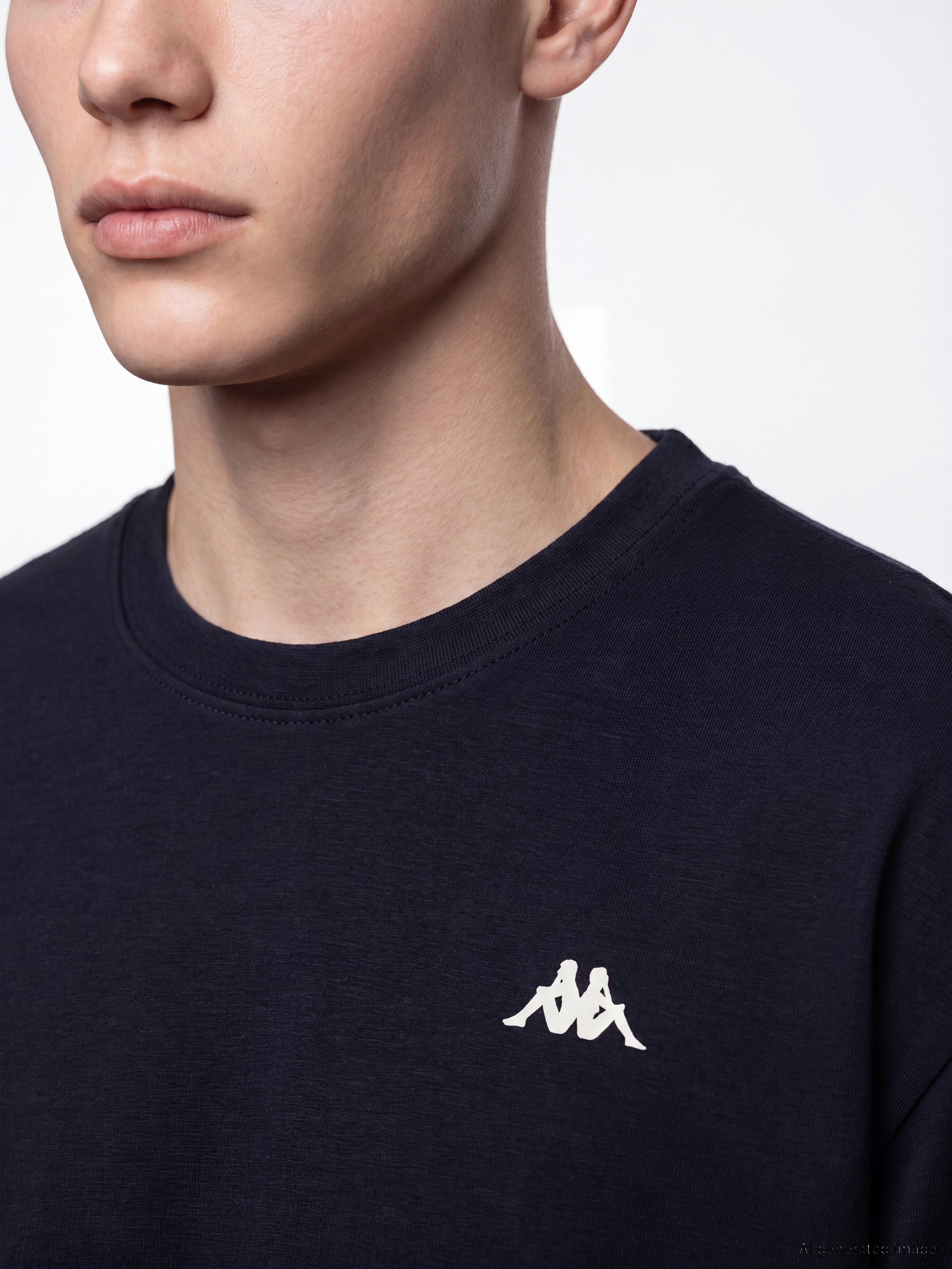 Kappa LC WAIKIKI Bisiklet Yaka Baskılı Unisex Spor Tişört görsel 3