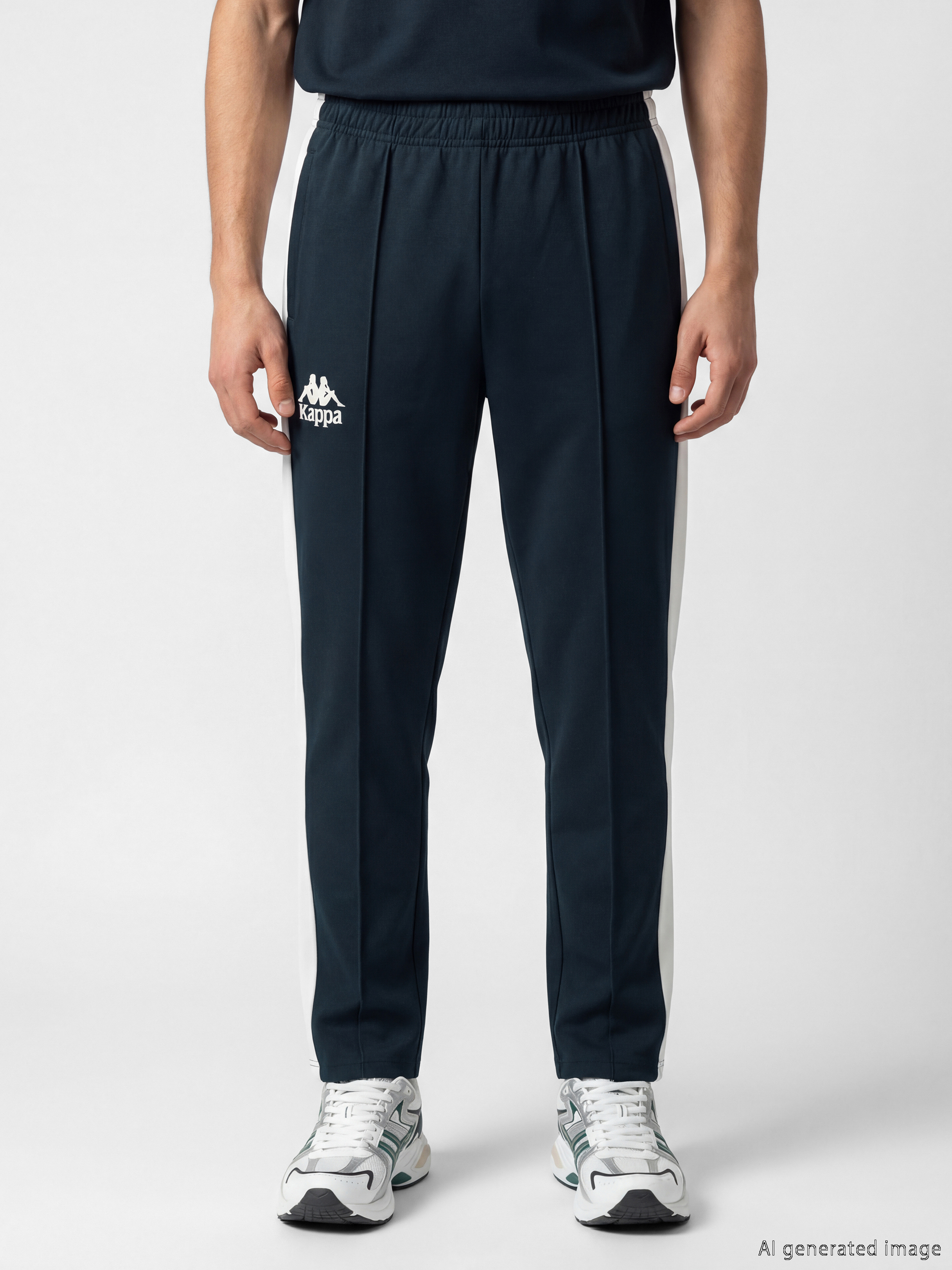 Kappa LC WAIKIKI Standart Kalıp Baskılı Unisex Eşofman Altı görsel 4