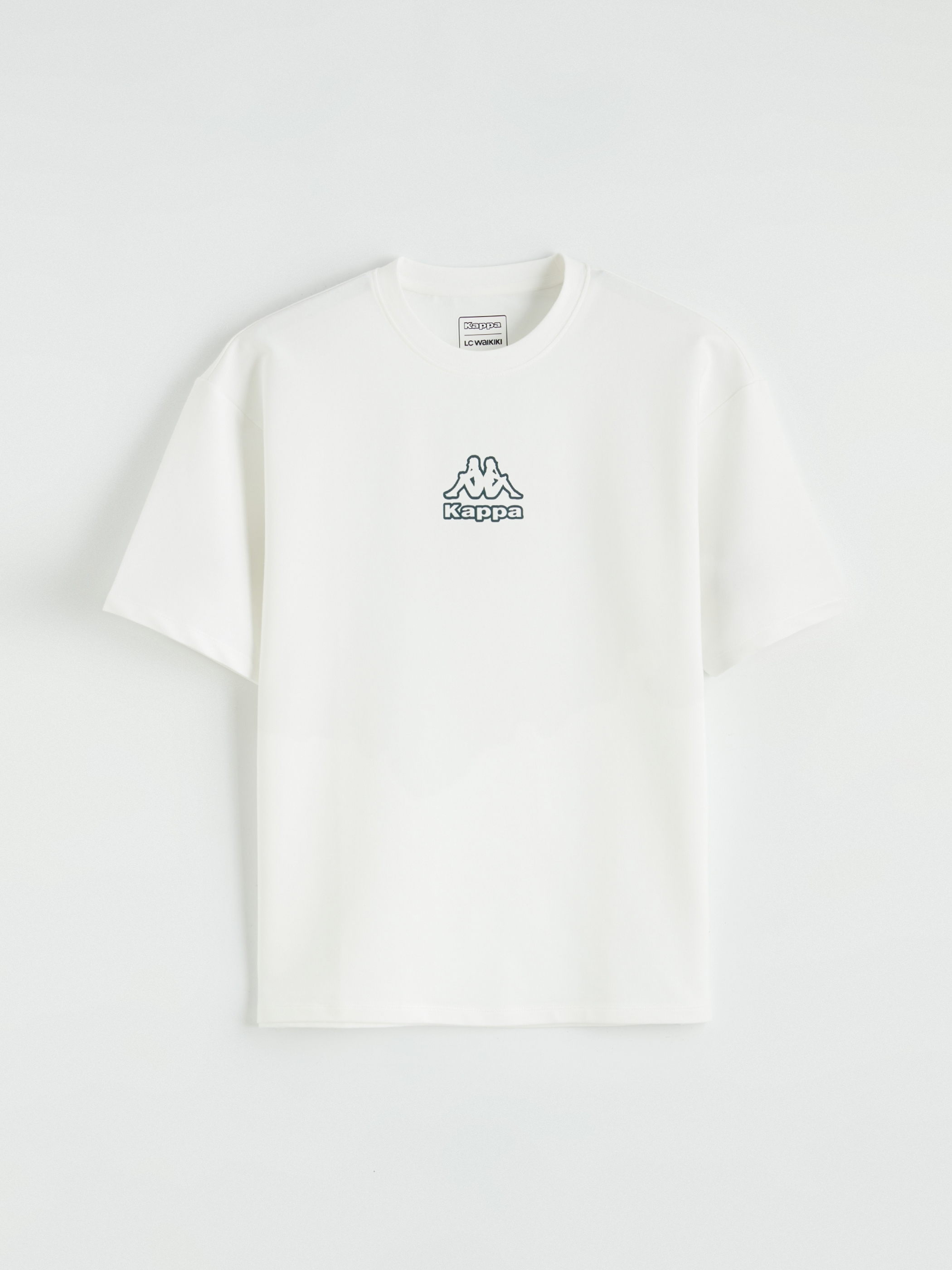 Kappa LC WAIKIKI Bisiklet Yaka Baskılı Unisex Spor Tişört görsel 6
