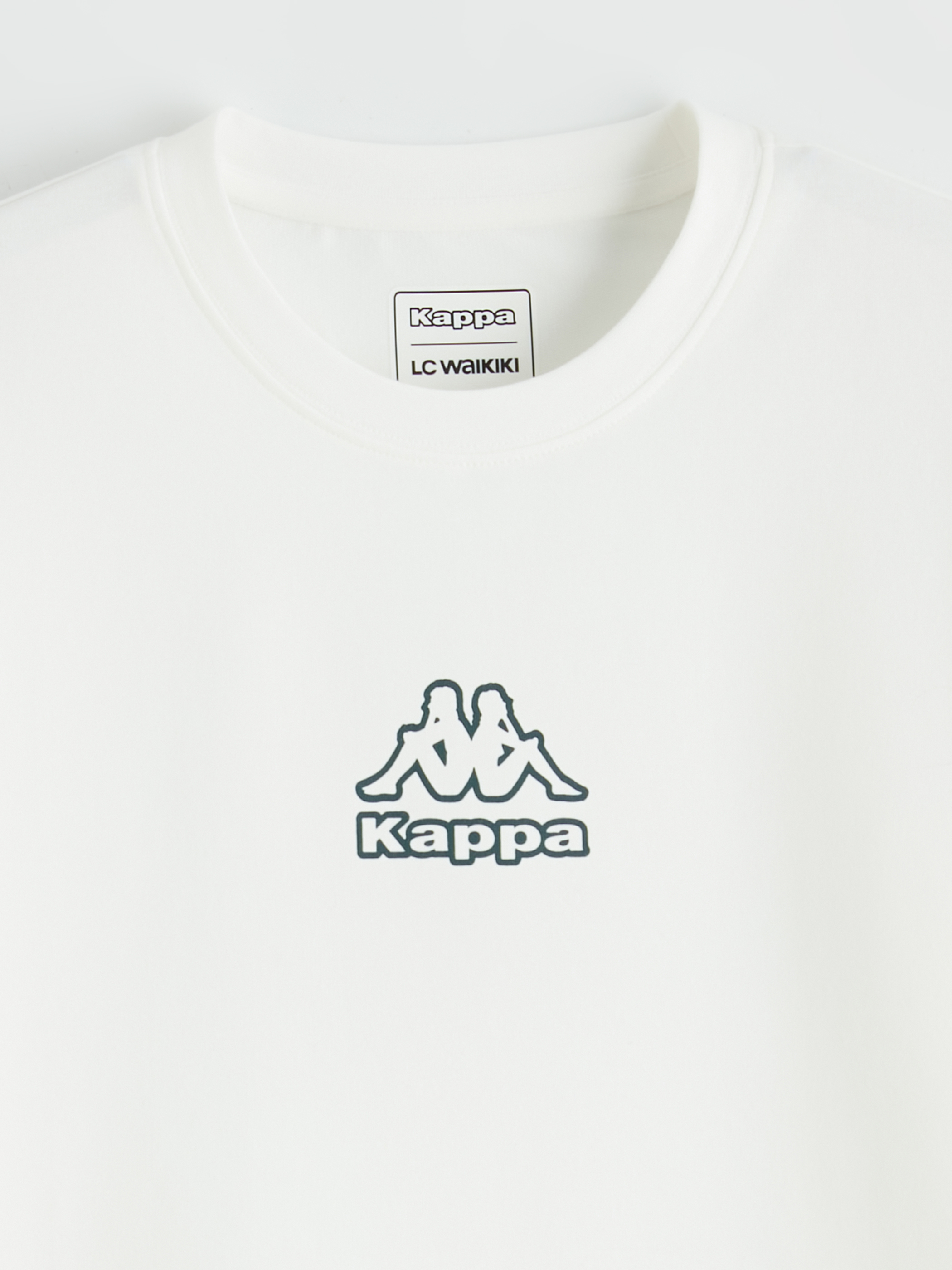 Kappa LC WAIKIKI Bisiklet Yaka Baskılı Unisex Spor Tişört görsel 7