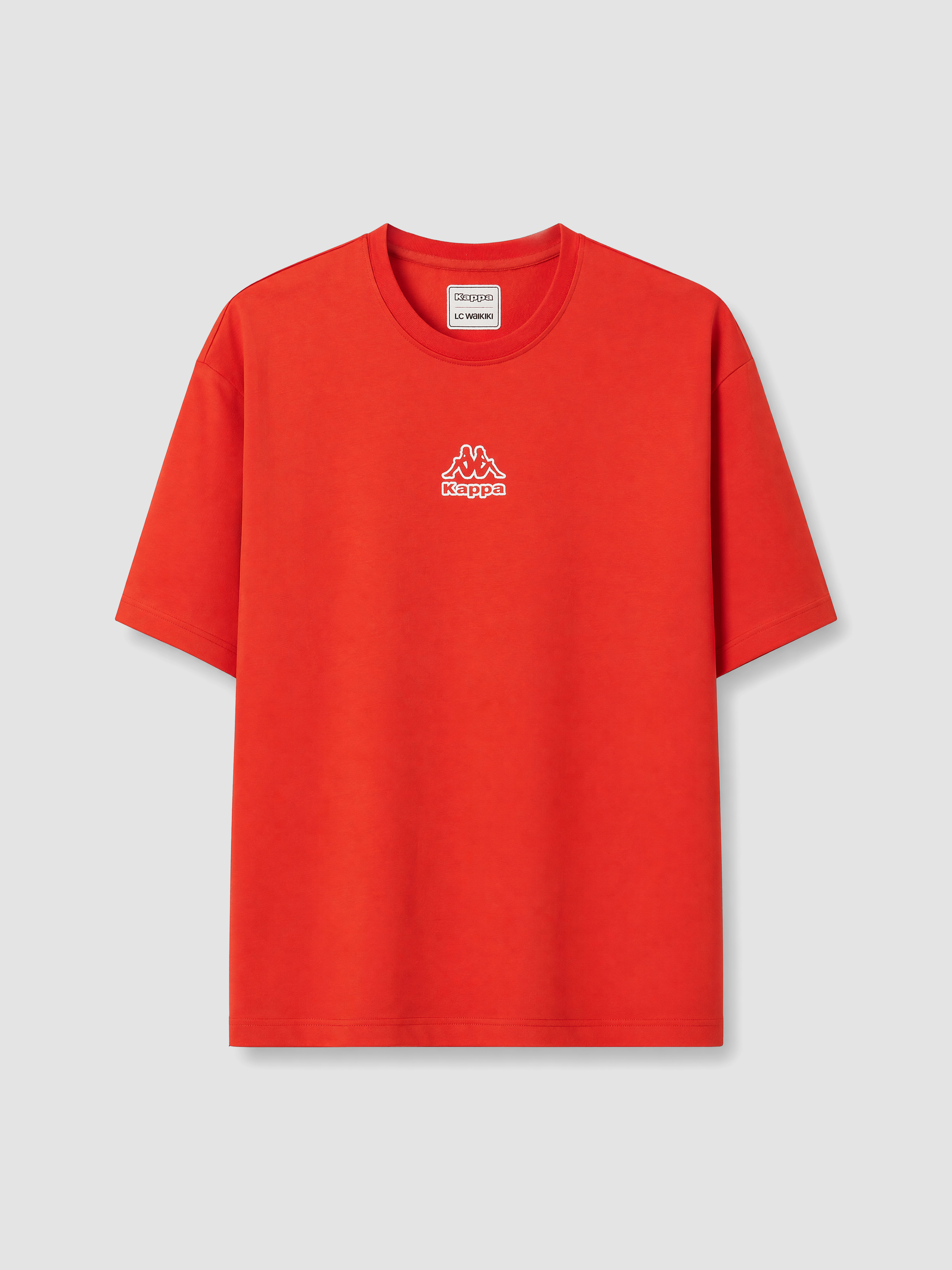 Kappa LC WAIKIKI Bisiklet Yaka Baskılı Unisex Spor Tişört görsel 5