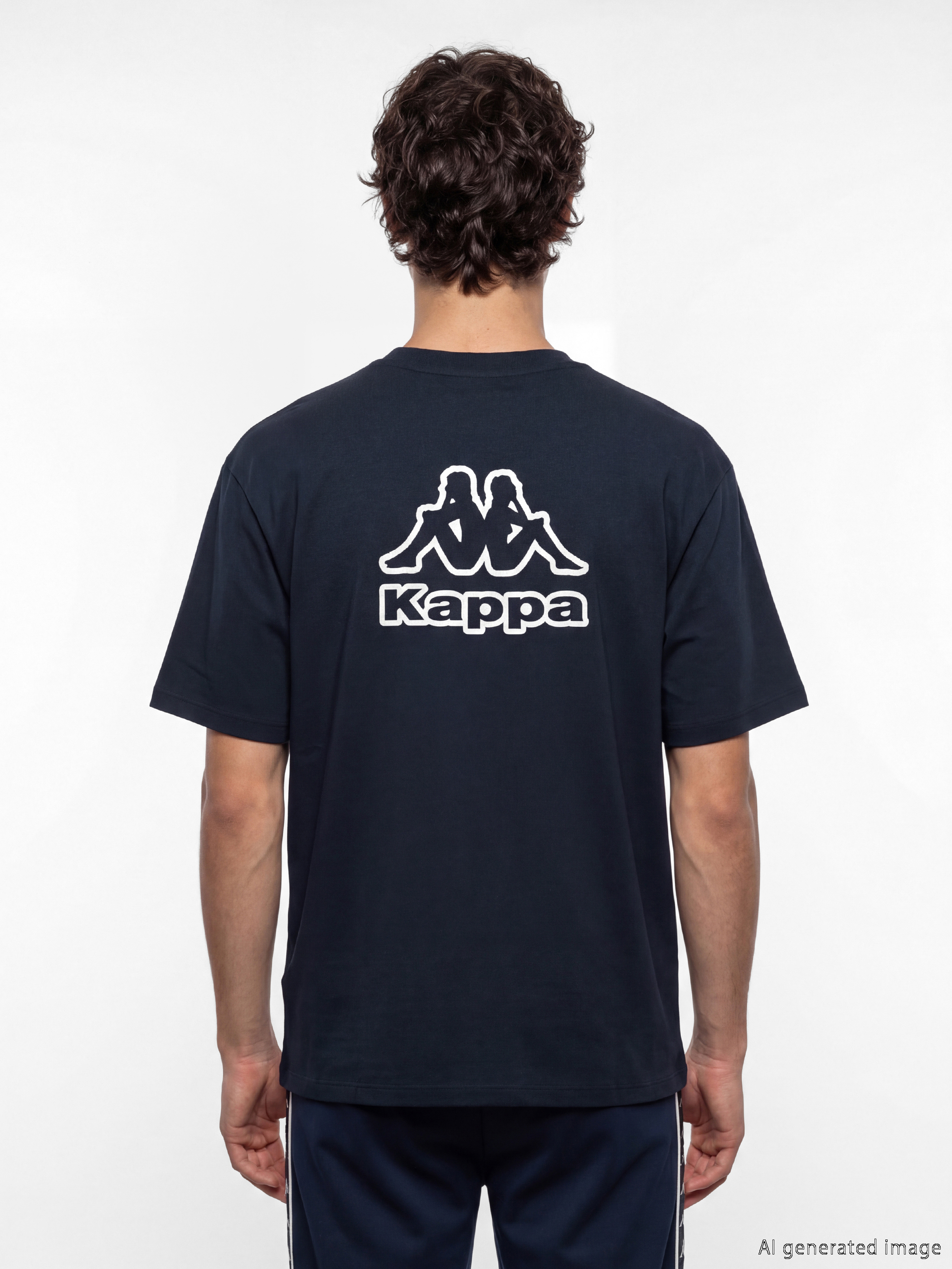 Kappa LC WAIKIKI Bisiklet Yaka Baskılı Unisex Spor Tişört görsel 7