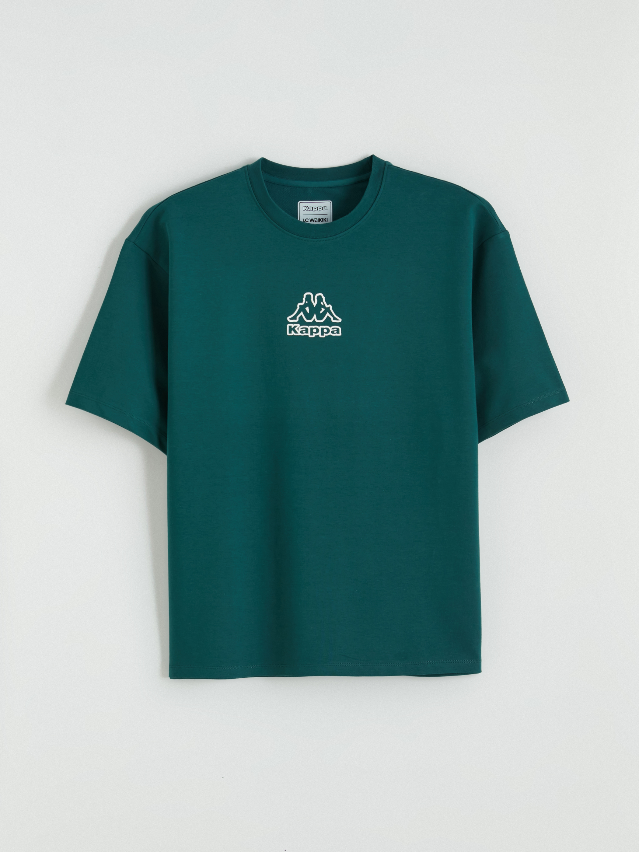 Kappa LC WAIKIKI Bisiklet Yaka Baskılı Unisex Spor Tişört görsel 5